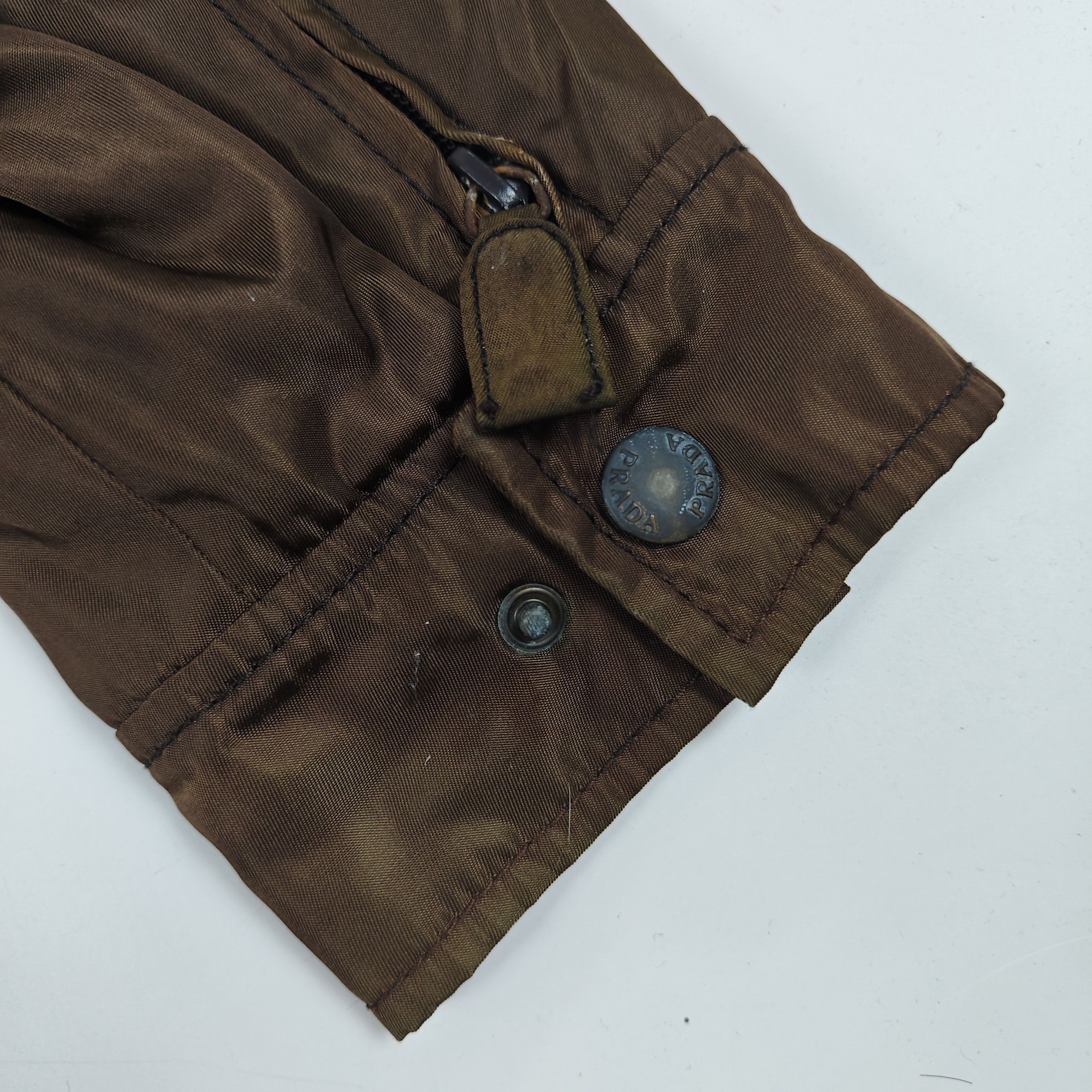 Prada Prada Nylon Washed Brown Jacket Made in Italy#J1 Size US M / EU 48-50 / 2 - 9 Thumbnail