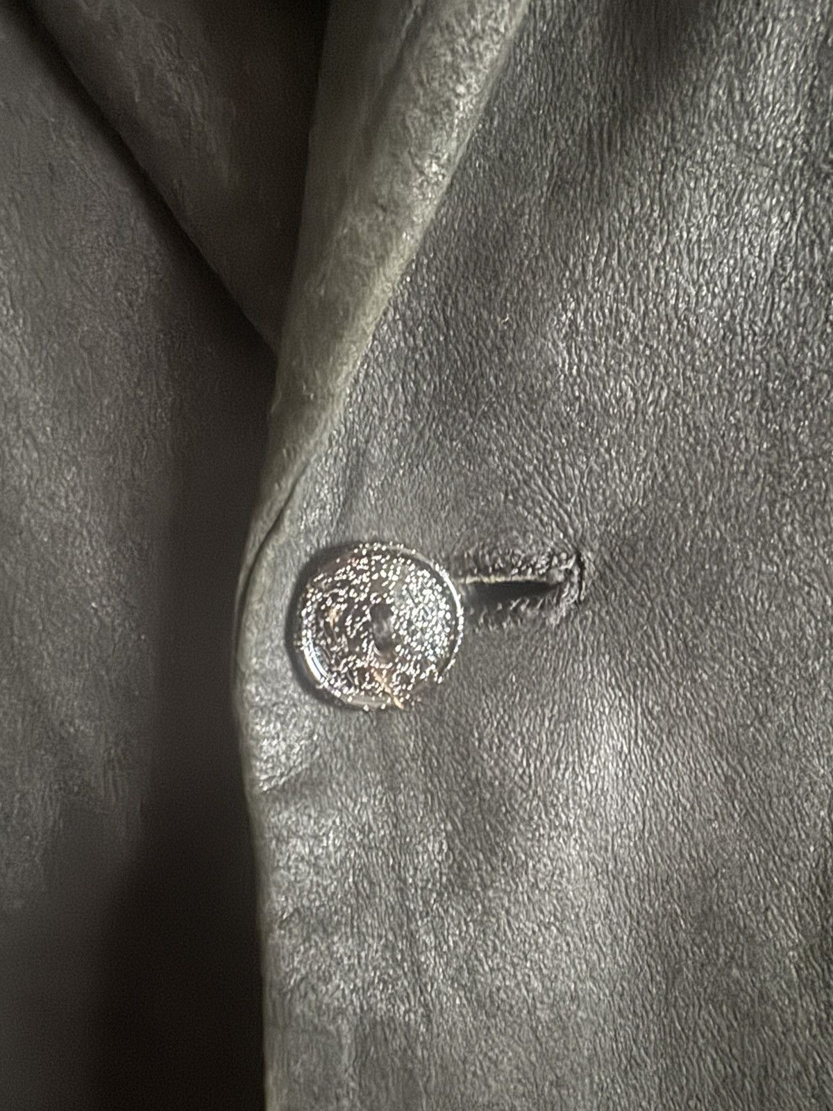 Number (N)ine × Takahiromiyashita The Soloist. SS06 Lamb Leather Blazer Size 34S - 4 Thumbnail