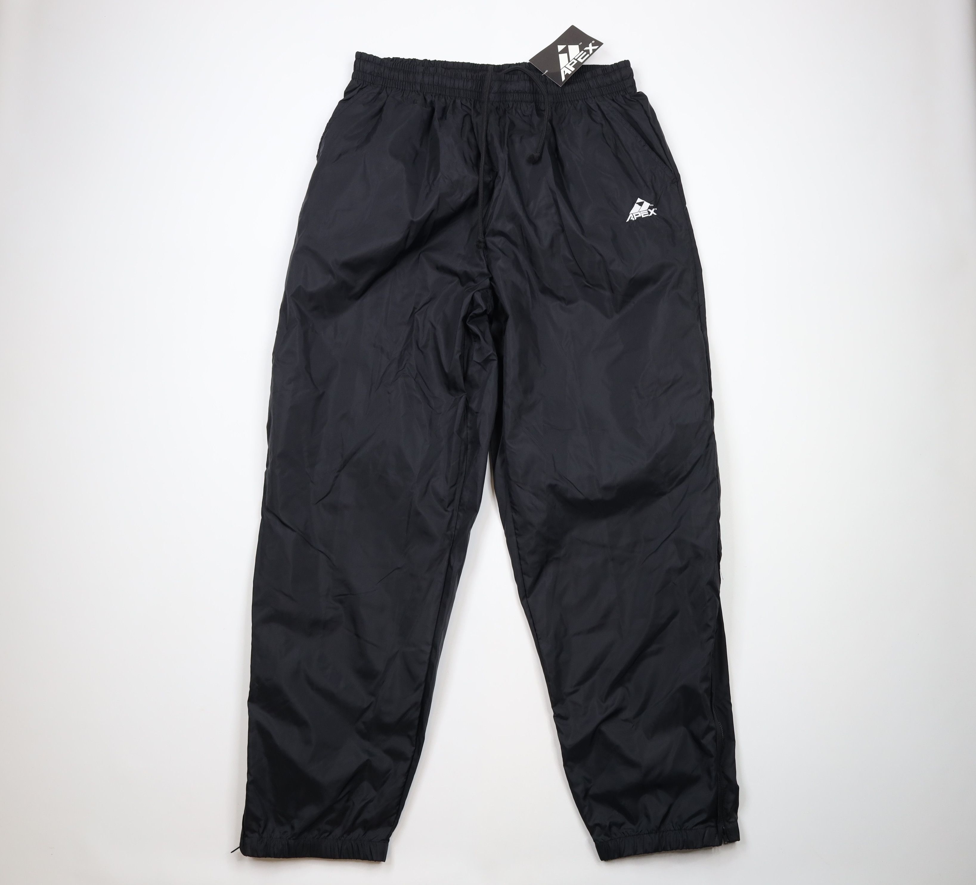 Vintage Deadstock Vintage 90s Streetwear Joggers Jogger Pants Black Size US 38 / EU 54 - 1 Thumbnail