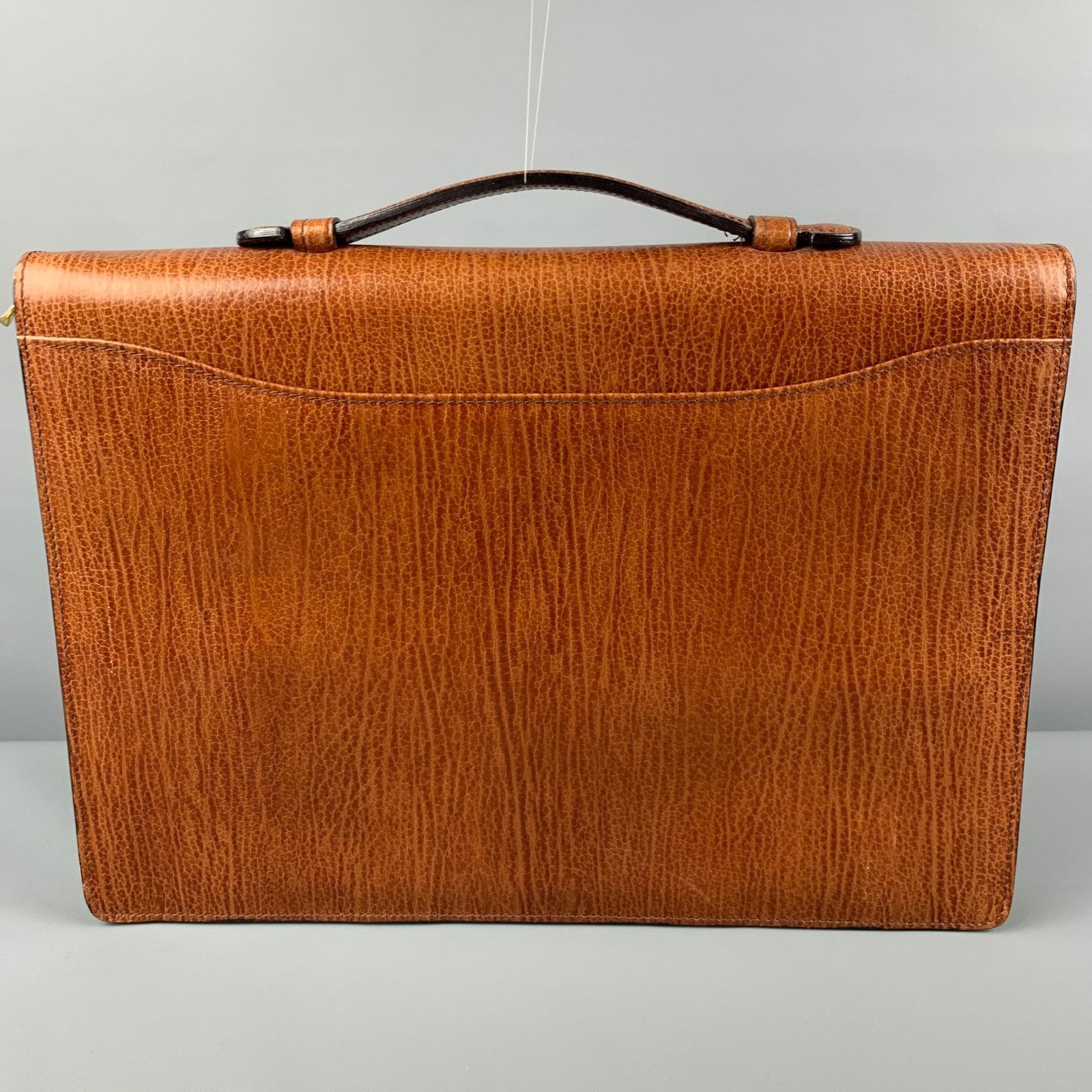 Bally BALLY Cognac Leather 3 Ring Binder Size ONE SIZE - 3 Thumbnail