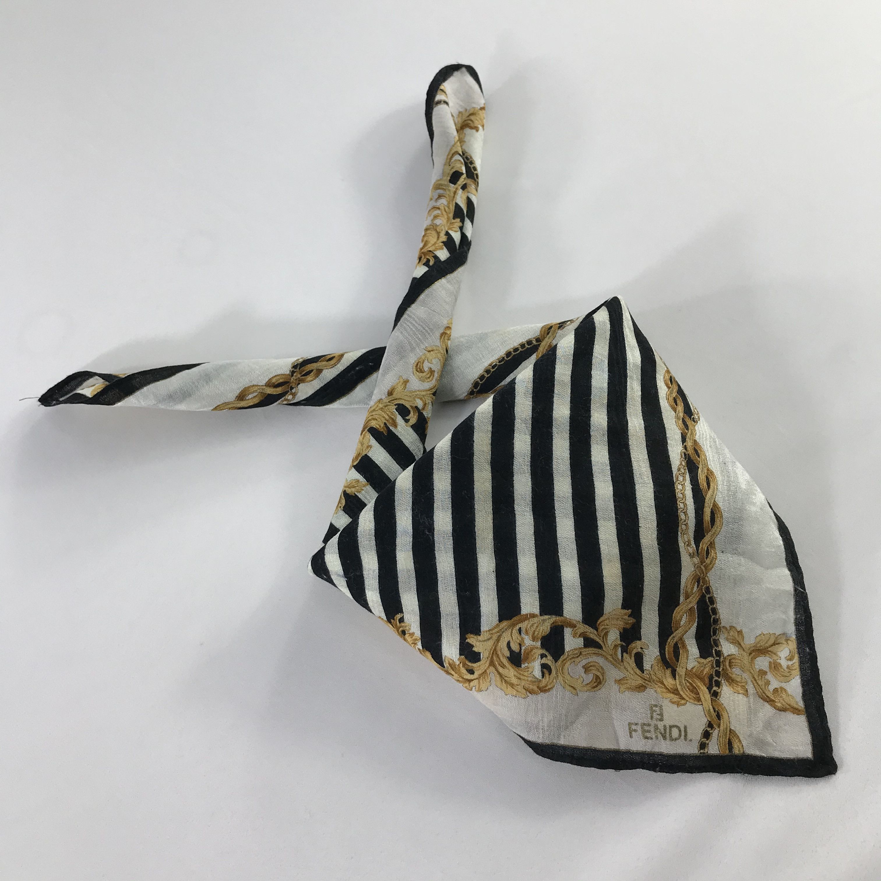Vintage Fendi Handkerchief / Neckerchief / Bandana Size ONE SIZE - 2 Thumbnail