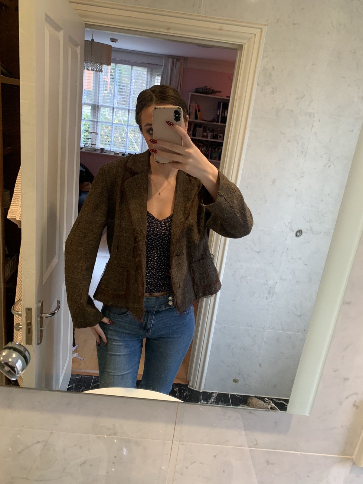 Other Mia Perez Brown Jacket Size L / US 10 / IT 46 - 4 Thumbnail