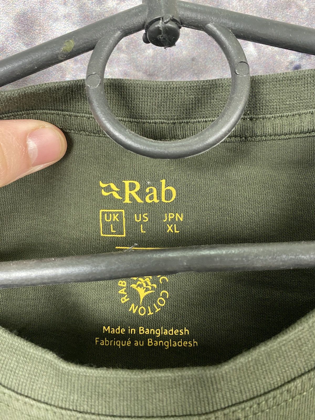 Rab Men’s Rab T-Shirt Outdoor Streetwear Size Large Size US L / EU 52-54 / 3 - 5 Thumbnail