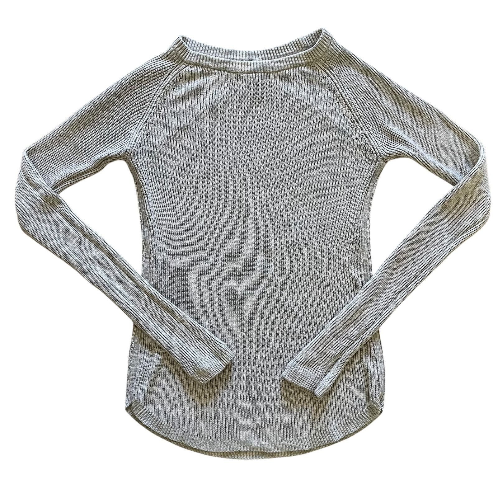 Lululemon Lululemon Cabin Yogi Heather Gray Pullover Sweater Top Size S / US 4 / IT 40 - 1 Thumbnail