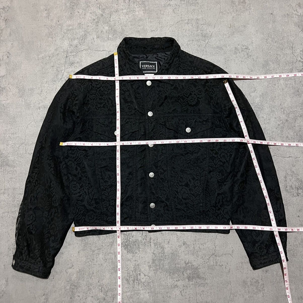 Versace Versace Signature Floral Paisley Trucker Jacket Size US L / EU 52-54 / 3 - 12 Thumbnail