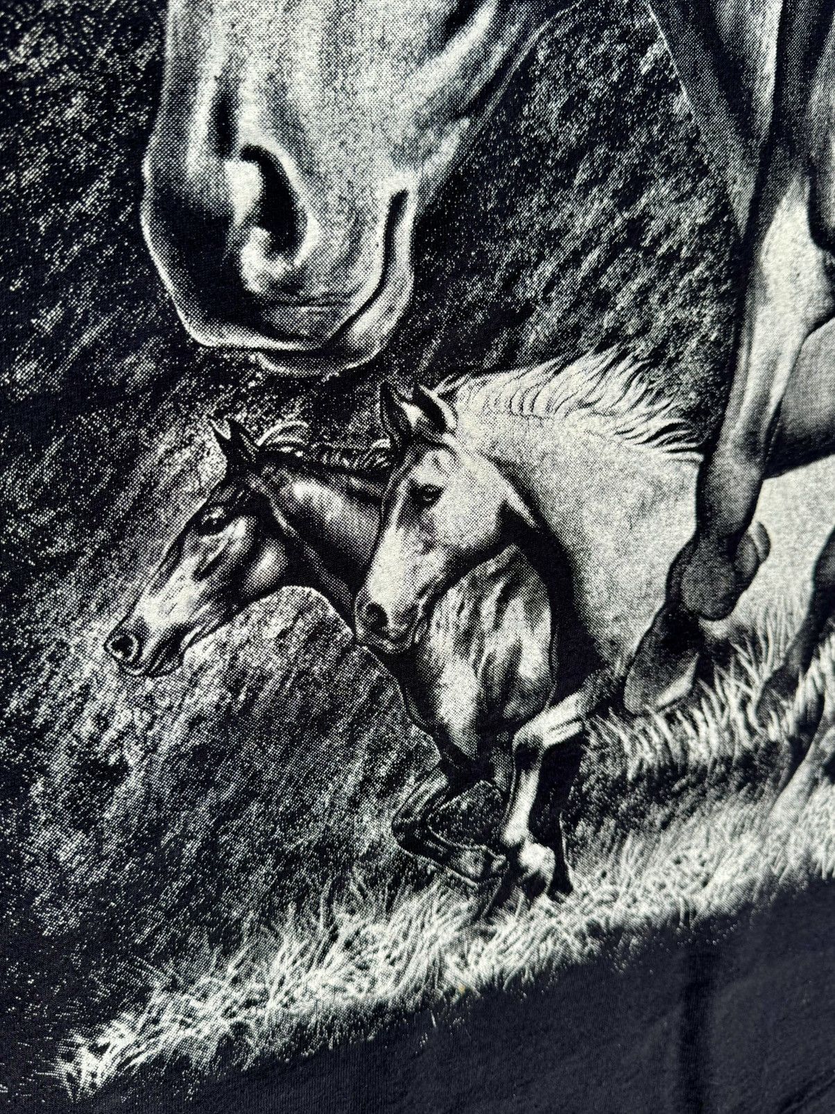 Band Tees × Vintage Vintage 90’s Horse All Over Print Animal AOP T-Shirt Size US XL / EU 56 / 4 - 6 Thumbnail