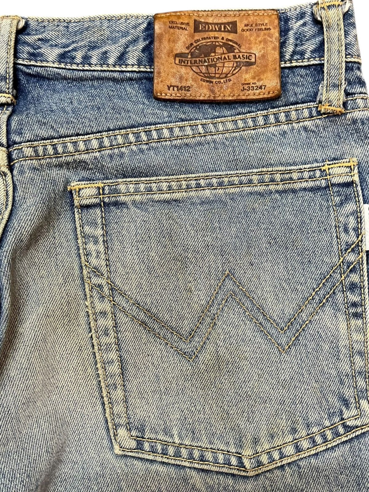 Edwin Vintage Edwin International Basic Mudwash Baggy Denim Size US 31 - 7 Thumbnail