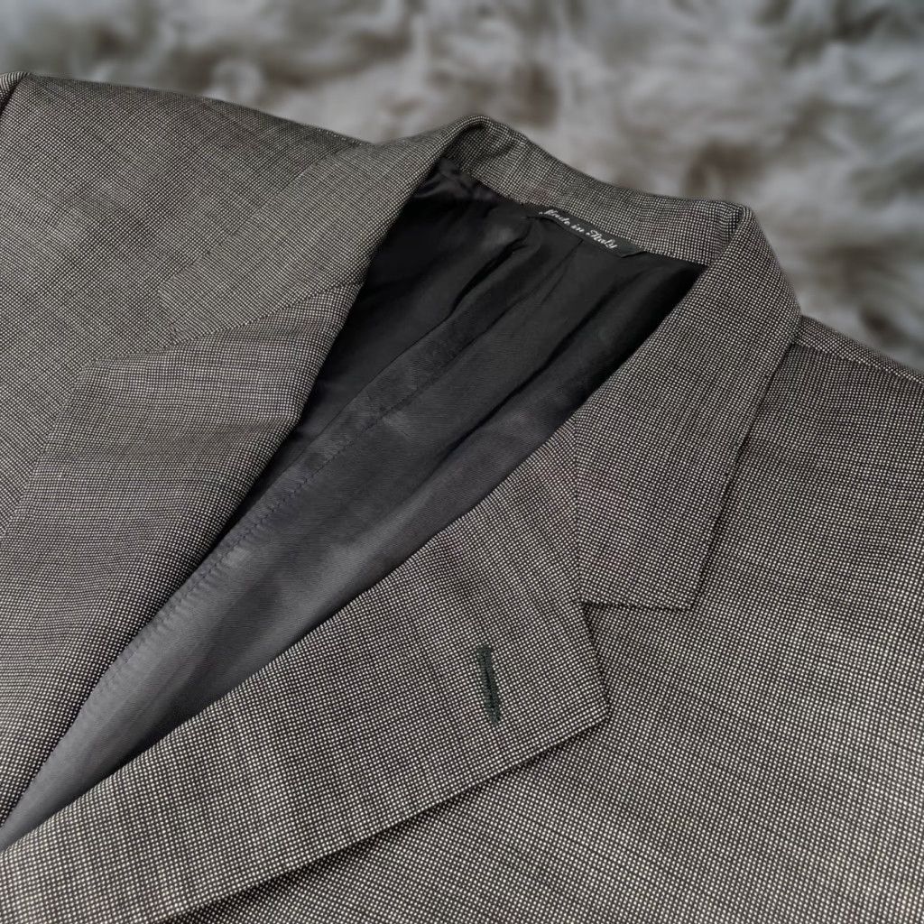 Canali Canali Men's Blazer Jacket 50R Gray Italy 100% Wool 2-Button Size 42R - 1 Thumbnail