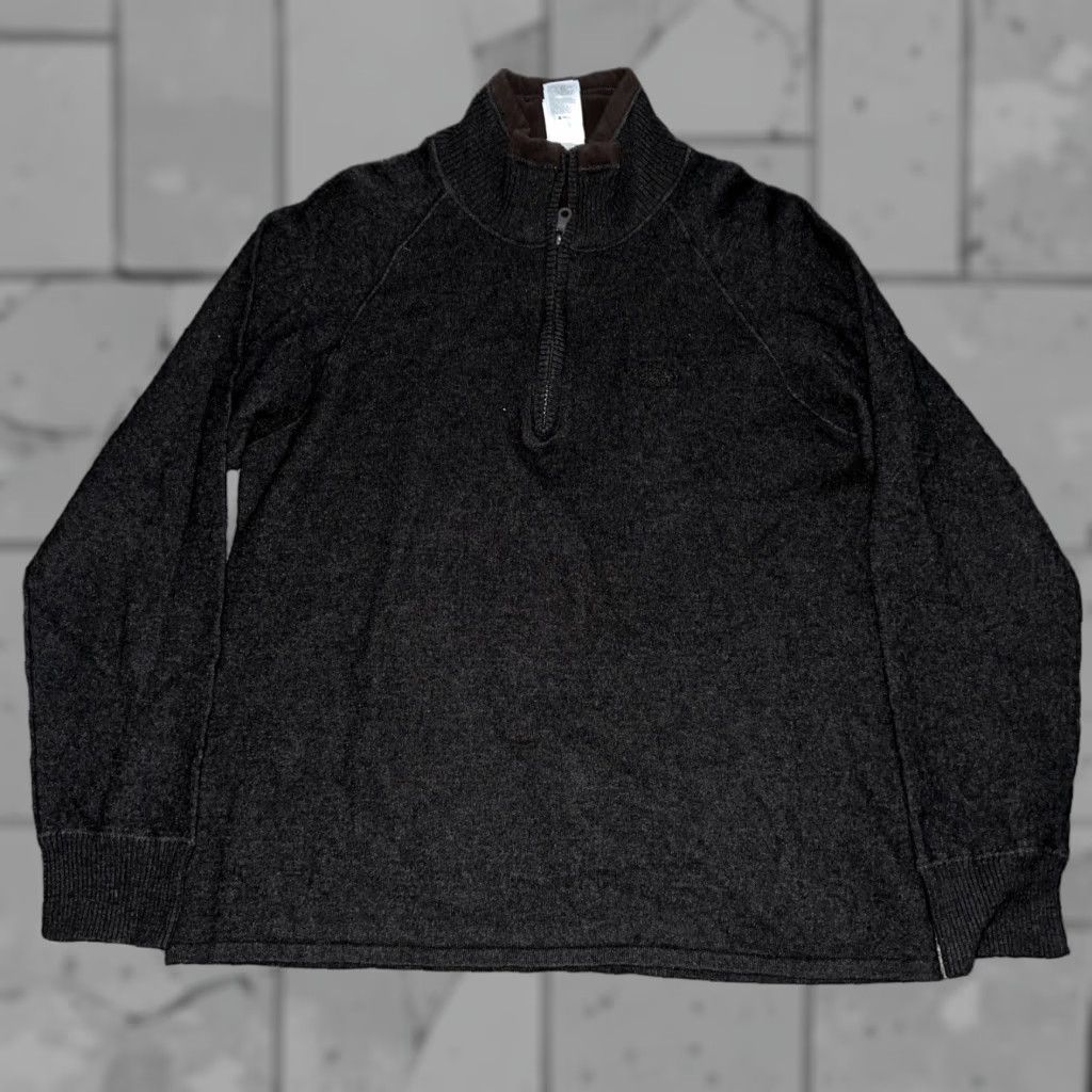 The North Face The North Face Wool Blend Black Half Zip Sweater Pullover Mens Size L Size US L / EU 52-54 / 3 - 1 Thumbnail