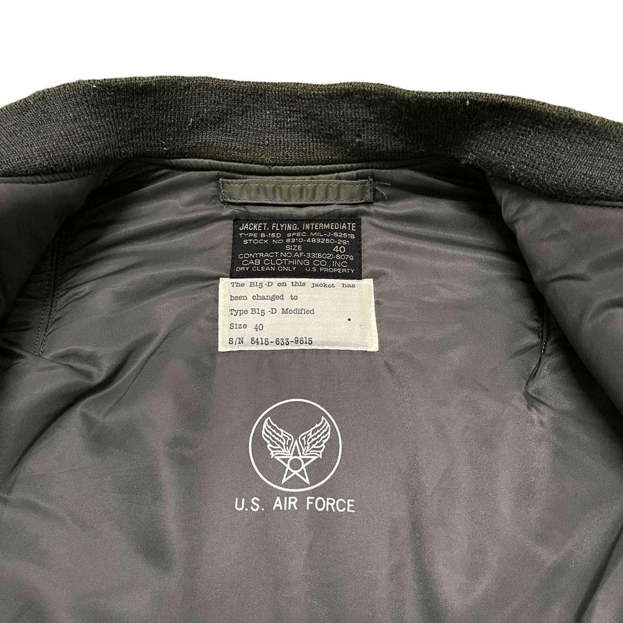 Vintage Cab Clothing Type B15-D Flight Bomber Jacket