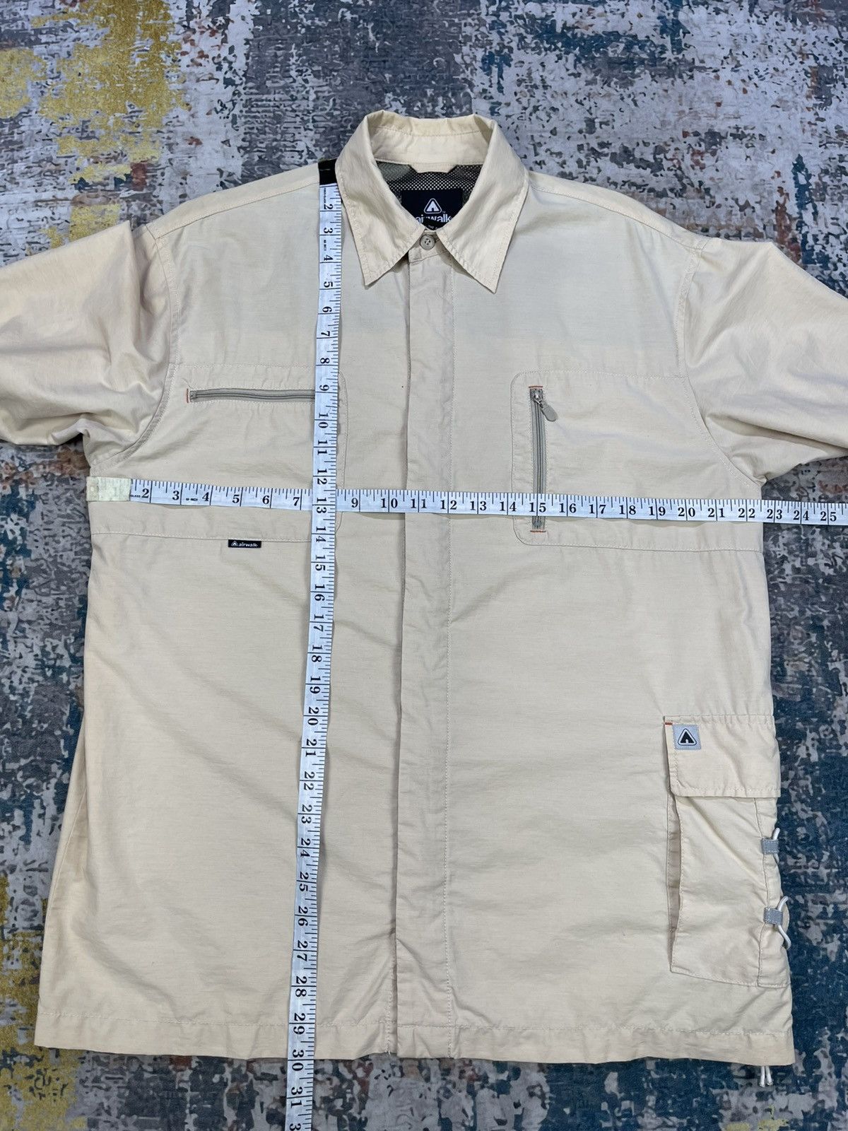 Airwalk Airwalk Multi Pocket Camo Trim Cargo Shirt Size US M / EU 48-50 / 2 - 8 Thumbnail