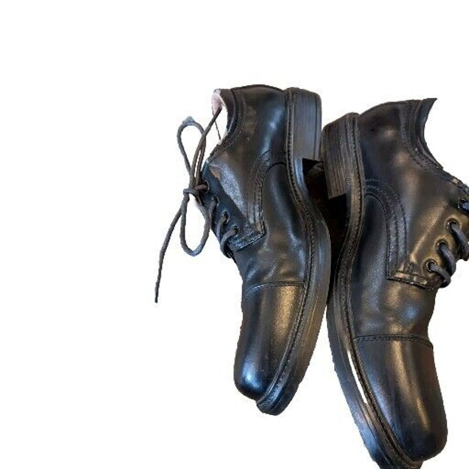 Merona Merona Black Oxford Leather Shoes Size 9 Lace Up Size US 9 / EU 42 - 6 Thumbnail