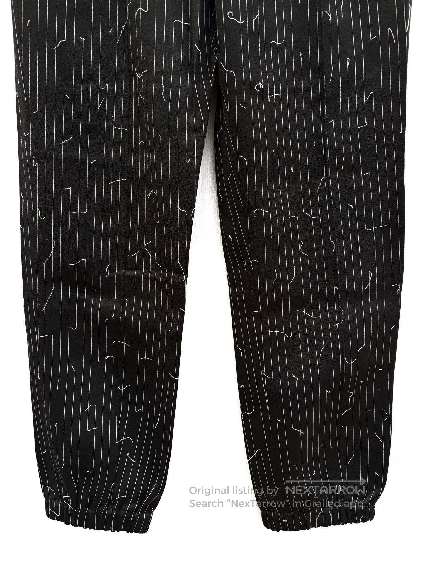 Dior Black Striped Pattern Casual Pants Size 30. Size US 30 / EU 46 - 5 Thumbnail
