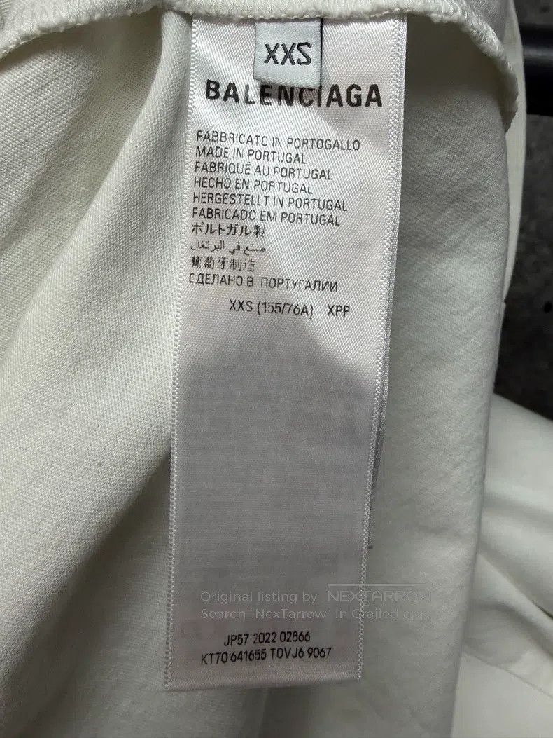 Balenciaga Balenciaga Short Sleeve T-Shirt Size US XXS / EU 40 - 4 Thumbnail