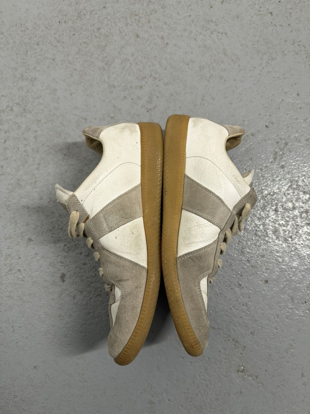 Maison Margiela Maison Margiela Gat Replica Leather Sneakers Size US 10 / IT 40 - 4 Thumbnail