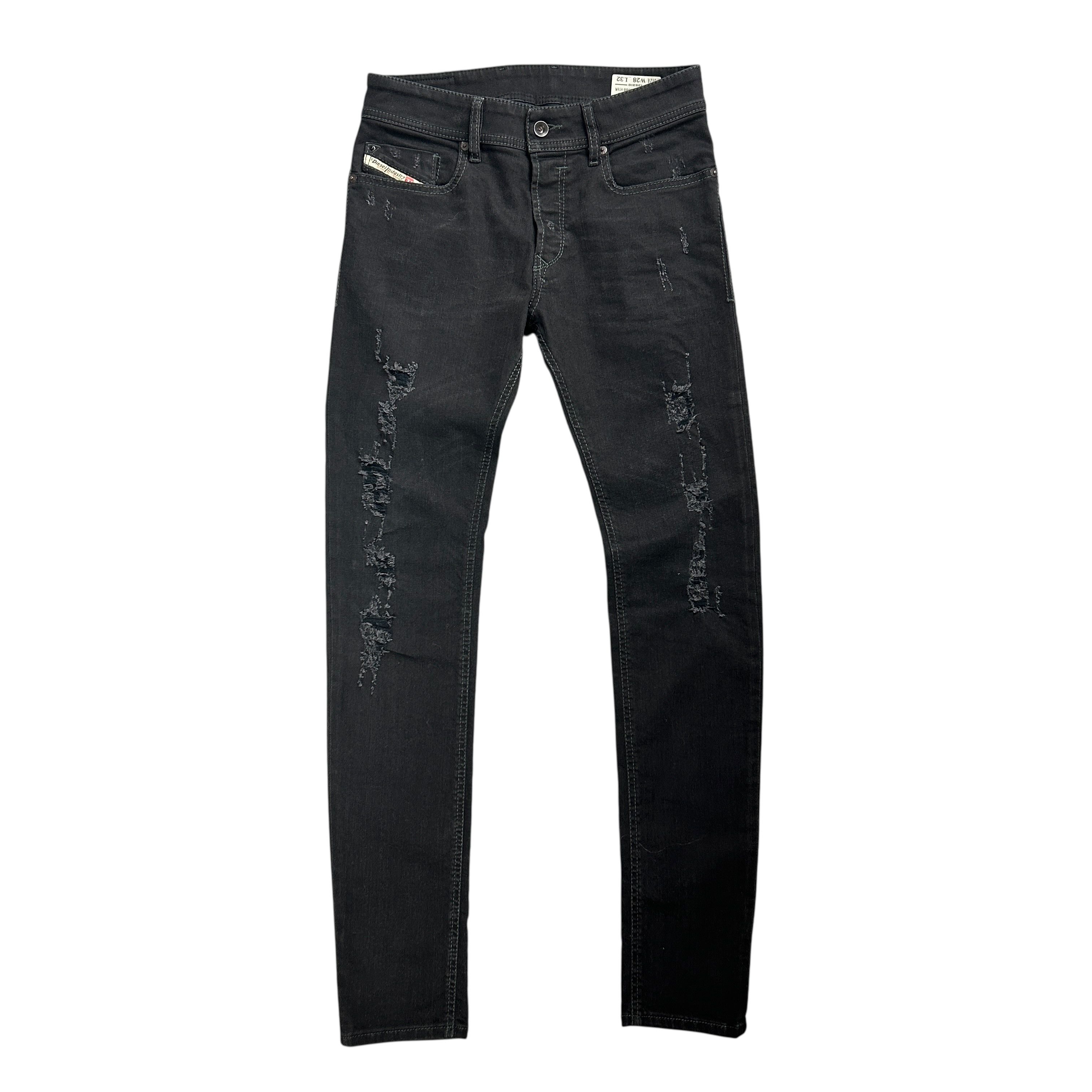 Diesel Diesel Sleenker Slim Skinny Stretch Black Denim W28L32 Size US 28 / EU 44 - 1 Thumbnail
