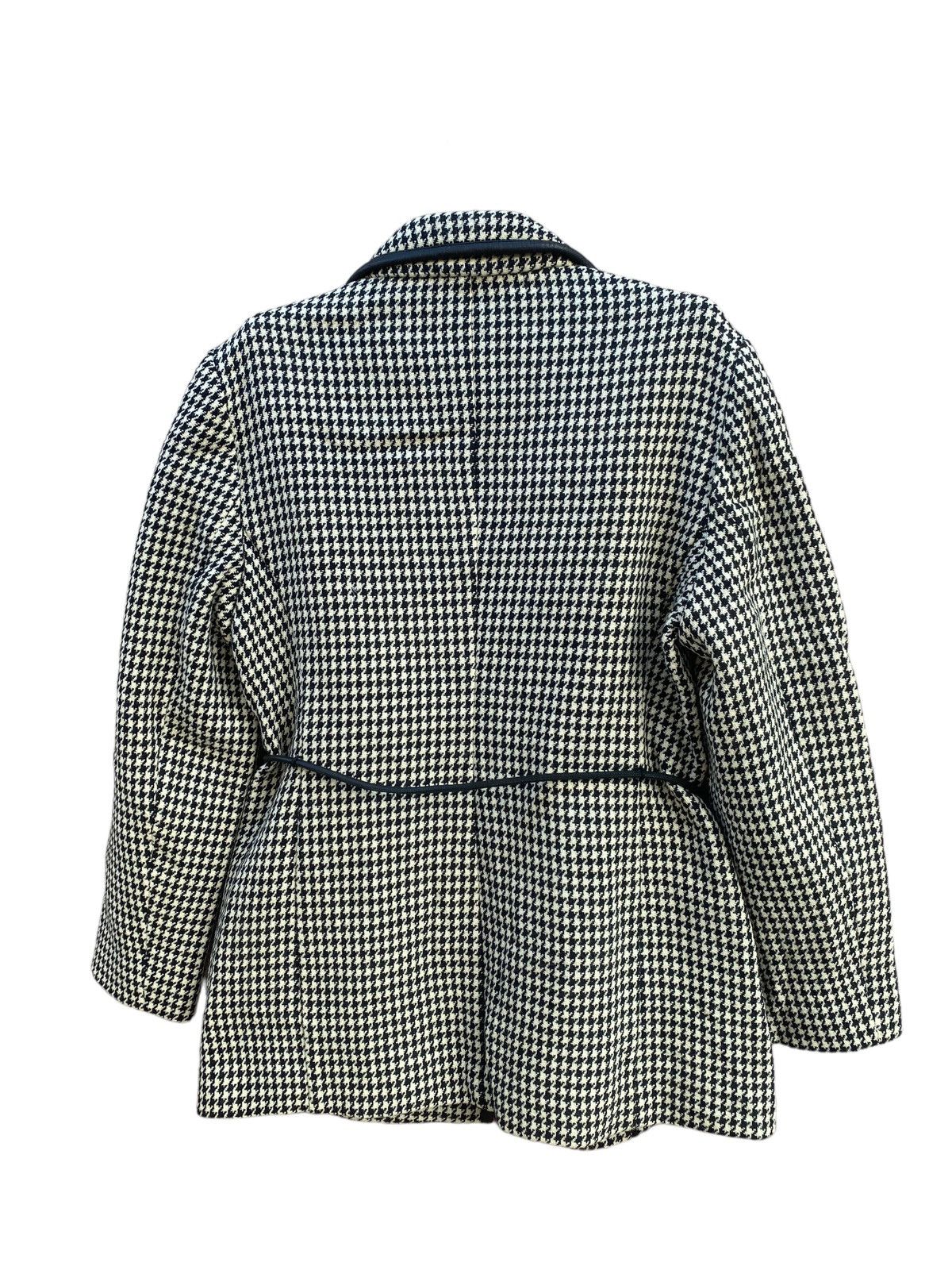 Ferre Gianfranco Ferre Grey Houndstooth Blazer Jacket Size M / US 6-8 / IT 42-44 - 2 Thumbnail