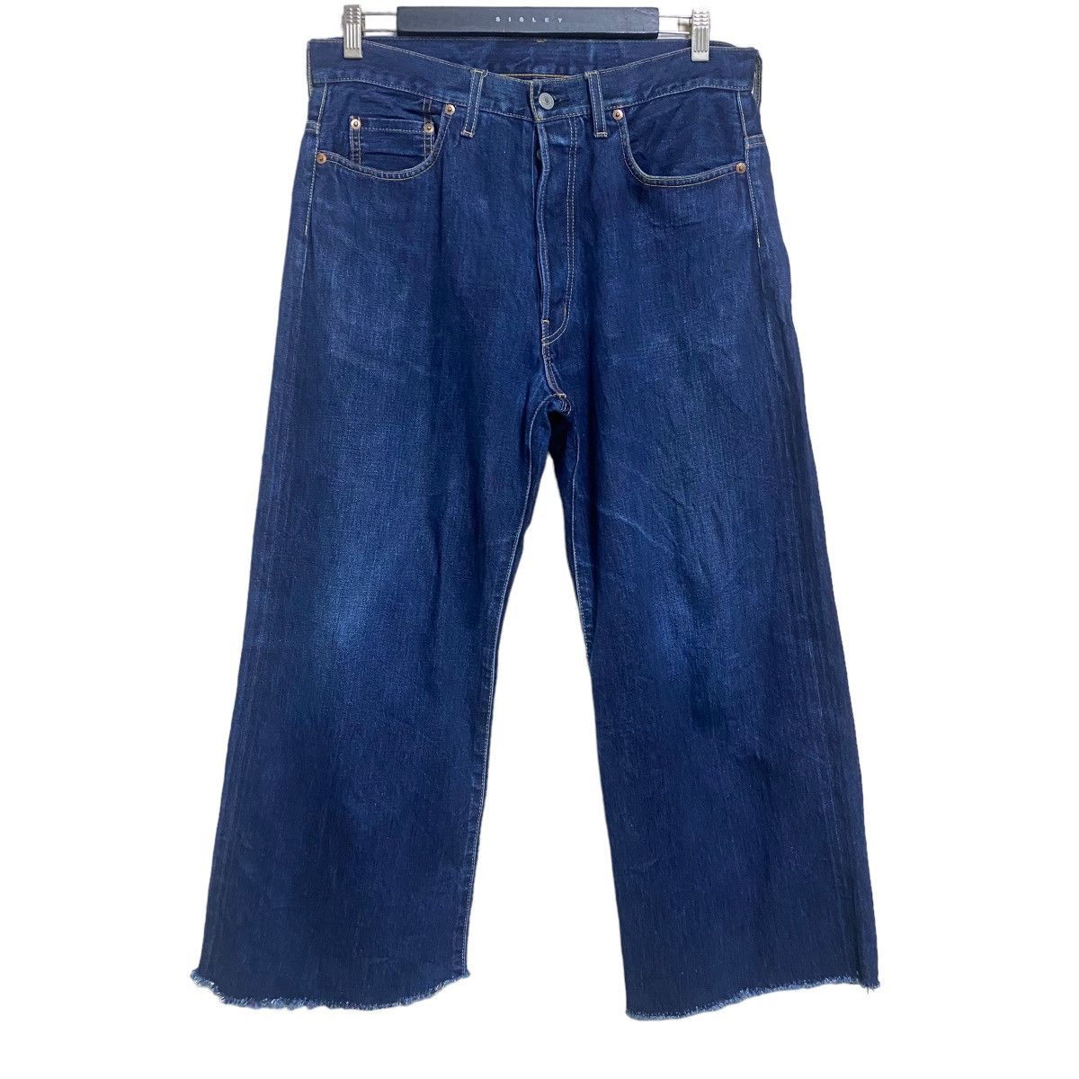 Yohji Yamamoto Vintage Yohji Yamamoto Pour Homme Asymmetrical Cropped Jeans Size US 32 / EU 48 - 3 Thumbnail