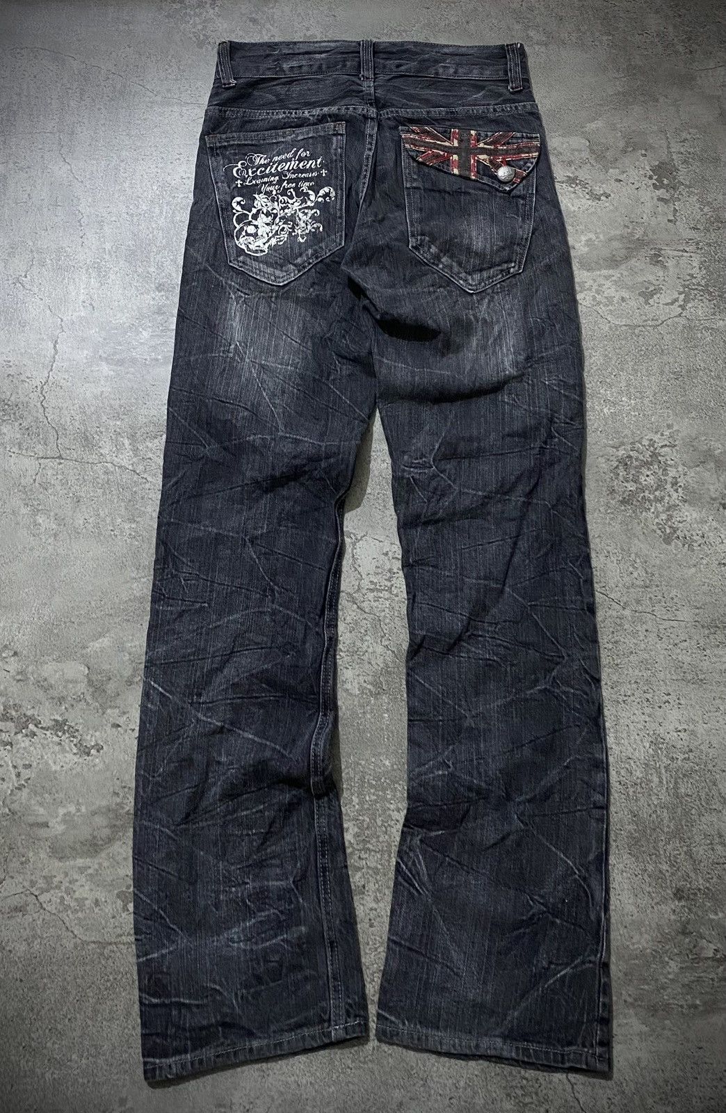 Tornado Mart Lace up rootthree vkei style bootcut jeans Size US 30 / EU 46 - 1 Thumbnail
