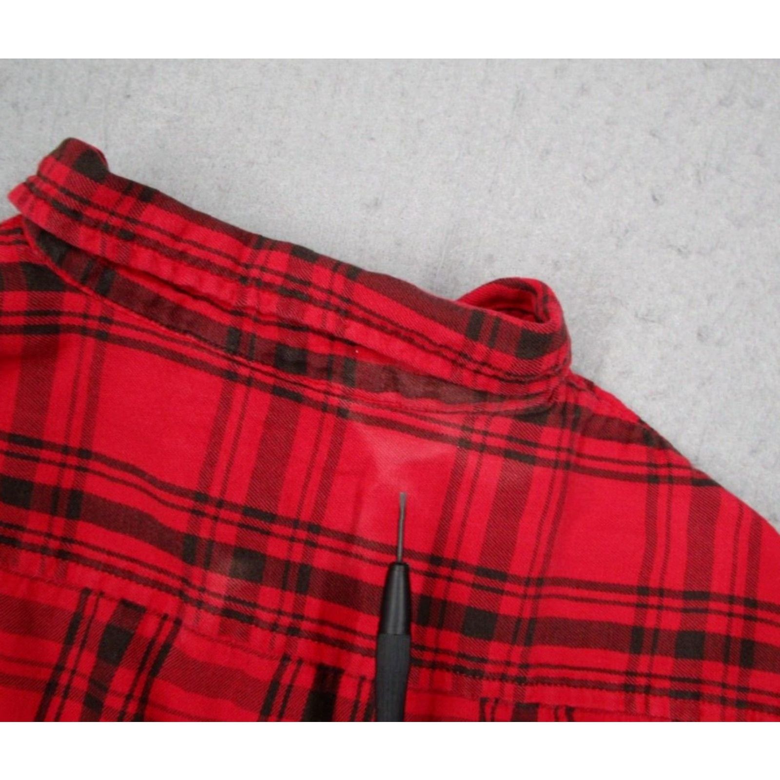 Ralph Lauren Ralph Lauren Denim Supply Mens Large Red Flannel Button Up Shirt Size US L / EU 52-54 / 3 - 4 Thumbnail