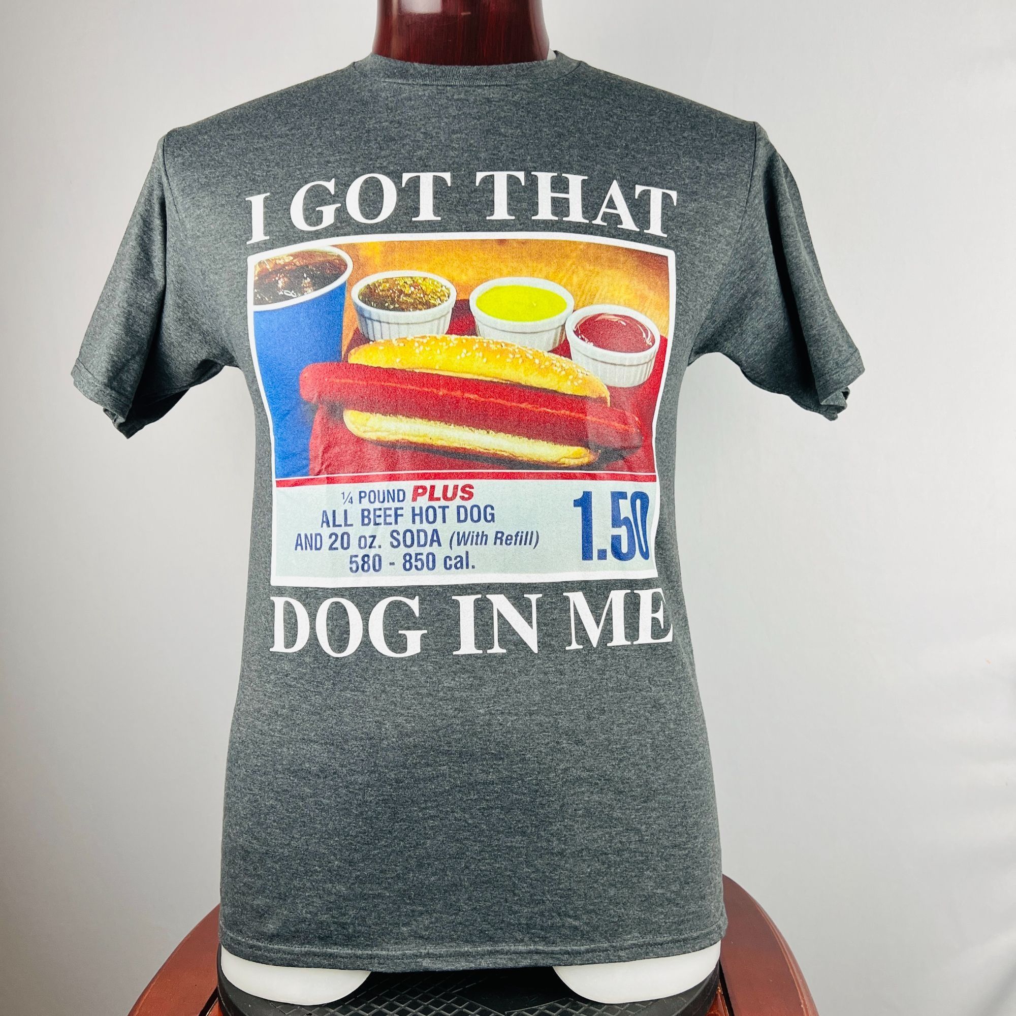 Port & Company I Got That (Hot) Dog In Me Med T-Shirt Shirt Size US M / EU 48-50 / 2 - 1 Thumbnail