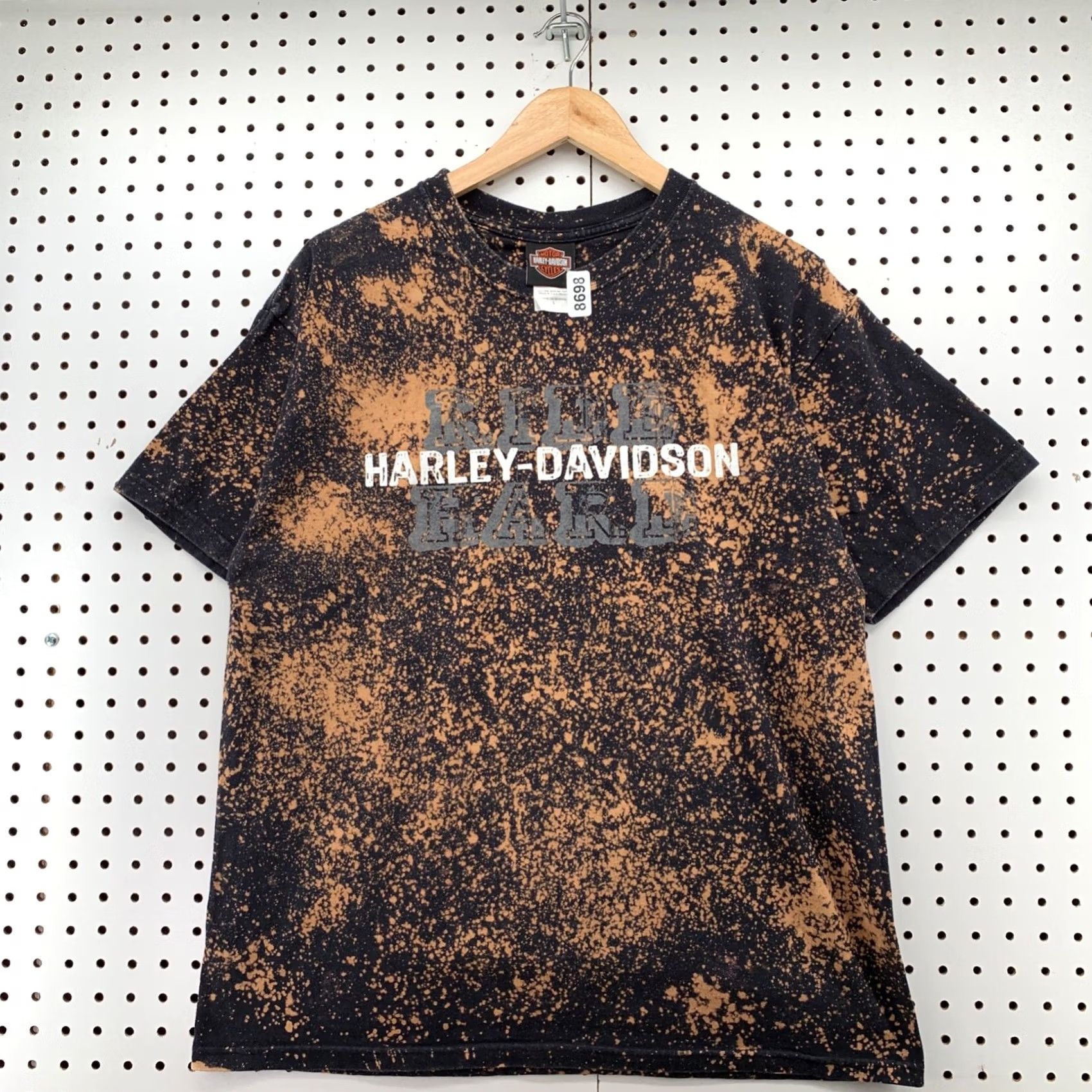 Harley Davidson VINTAGE Harley Davidson Shirt Large Black Acid Wash Montana Motorcycle 21x28 Mens Size US L / EU 52-54 / 3 - 2 Thumbnail