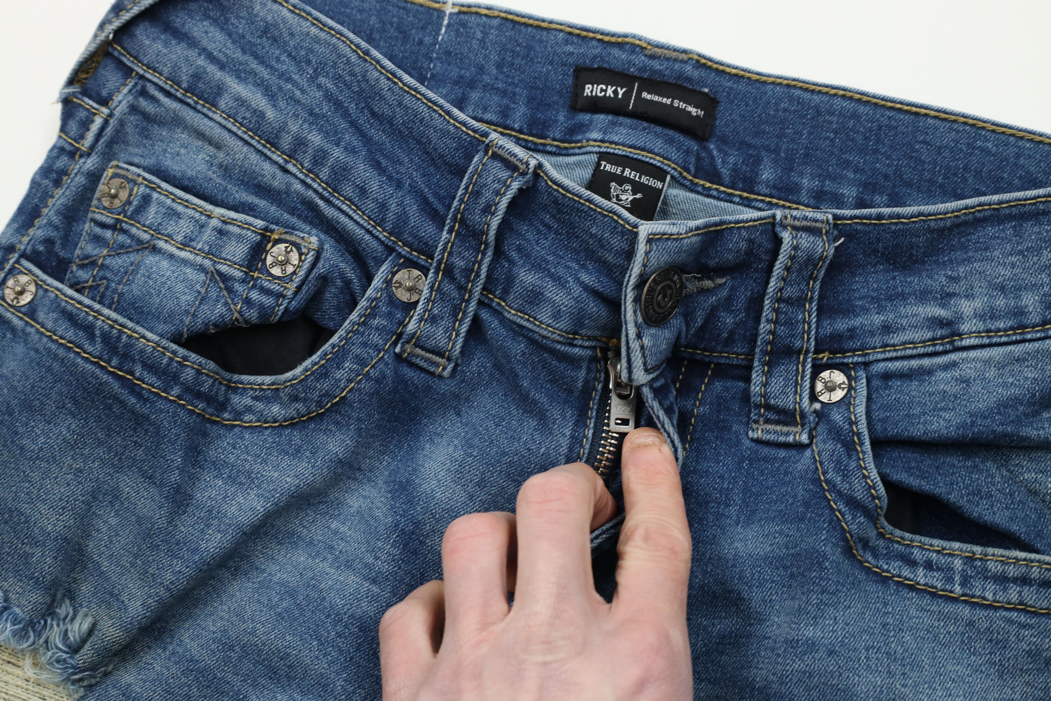 True Religion True Religion Stretch Ricky Relaxed Fit Denim Jeans Blue Size US 31 - 9 Thumbnail