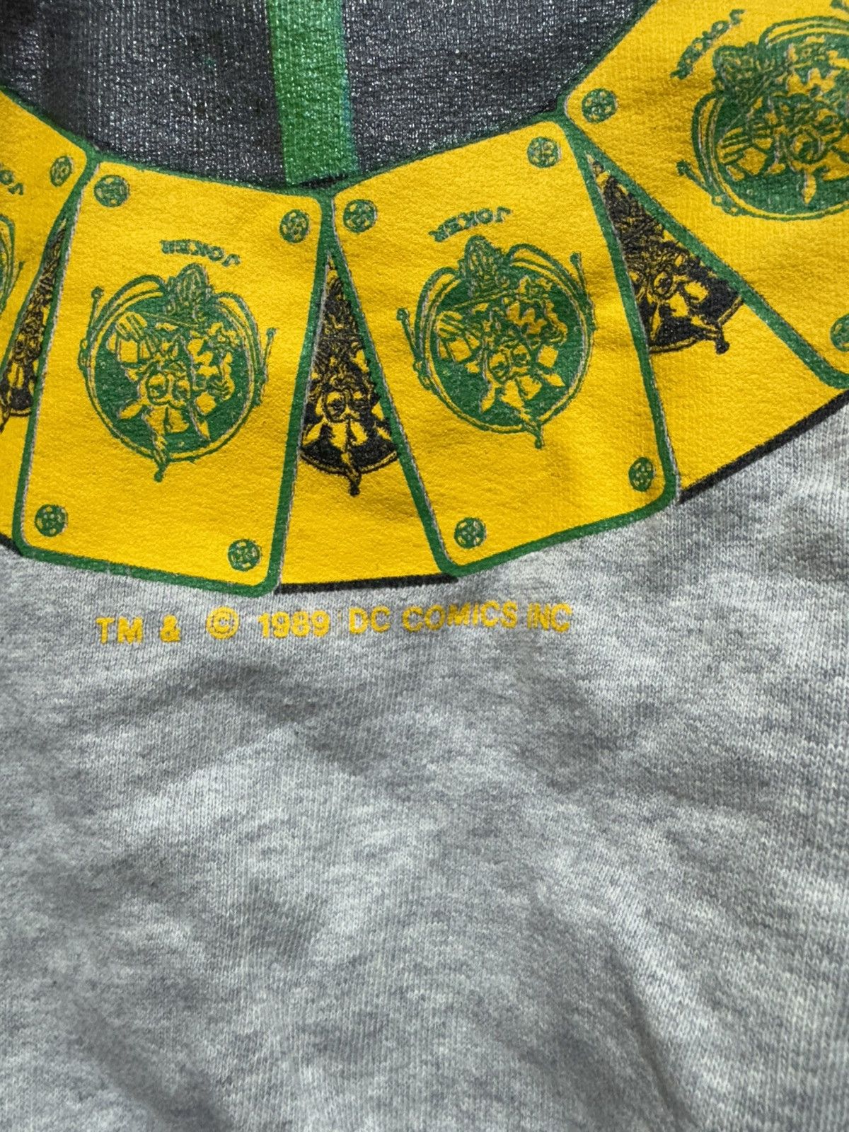 Vintage Vintage Sweatshirt 90s Batman & Joker Big Logo Made In Italy Size US L / EU 52-54 / 3 - 7 Thumbnail