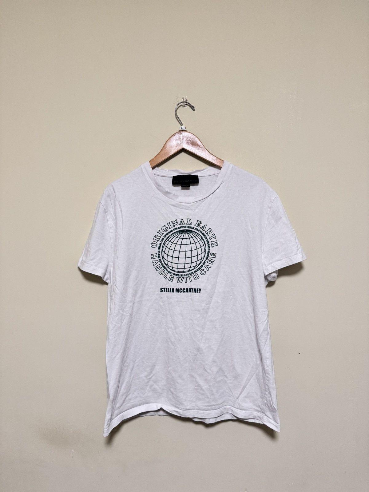 STELLA MCCARTNEY White ‘Original Earth’ Tee