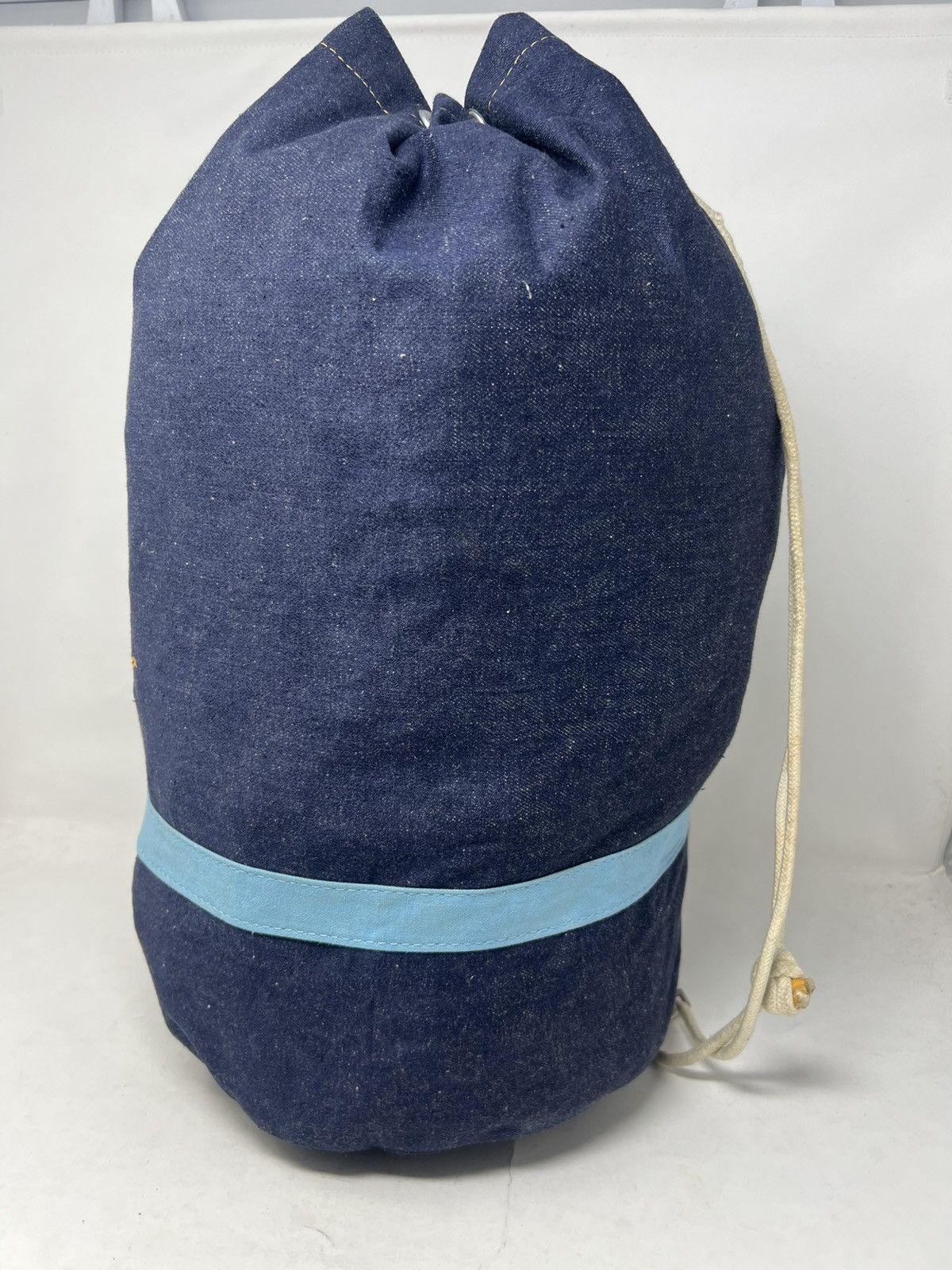 Japanese Brand Vintage Canton X-West Denim Drawstring Bucket Size ONE SIZE - 5 Thumbnail