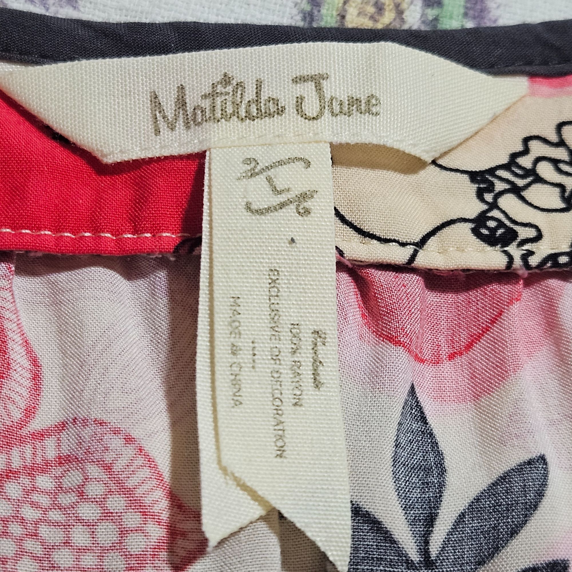 Other Matilda Jane V-Neck Floral Tunic Top Size L Long Sleeve Boho Size L / US 10 / IT 46 - 4 Thumbnail