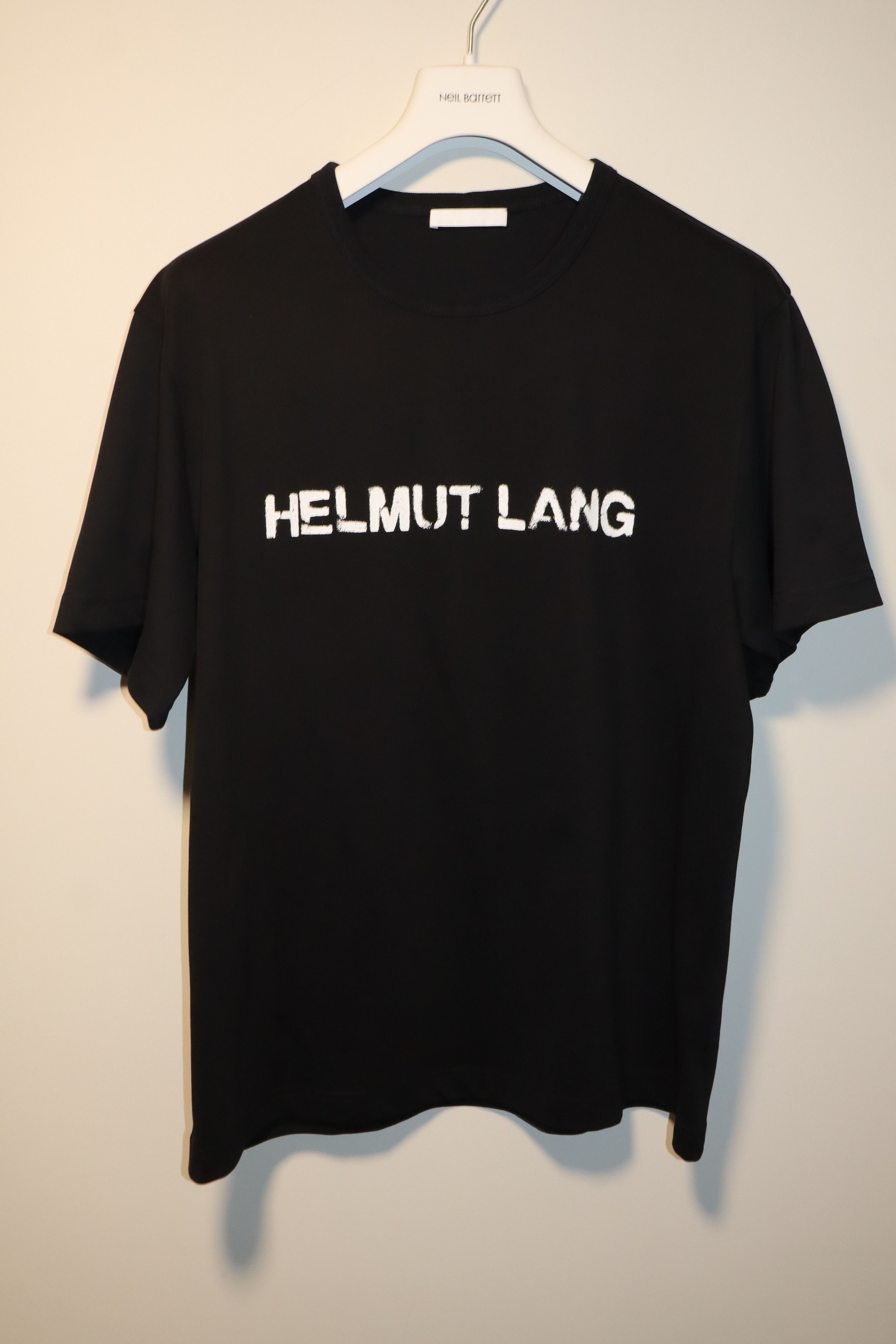 Helmut Lang Stencil logo print t-shirt Size US XXL / EU 58 / 5 - 1 Thumbnail