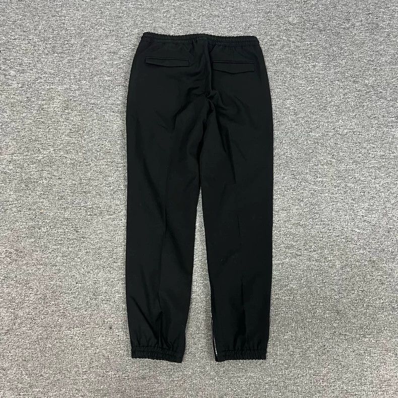 Dior Dior Black Wool Casual Pants with Zippers-2506 Size 41" - 2 Thumbnail