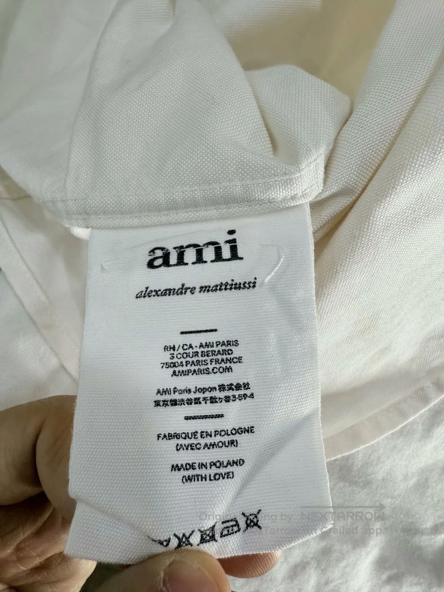 AMI Ami Beige Heart Long. Size US L / EU 52-54 / 3 - 4 Thumbnail