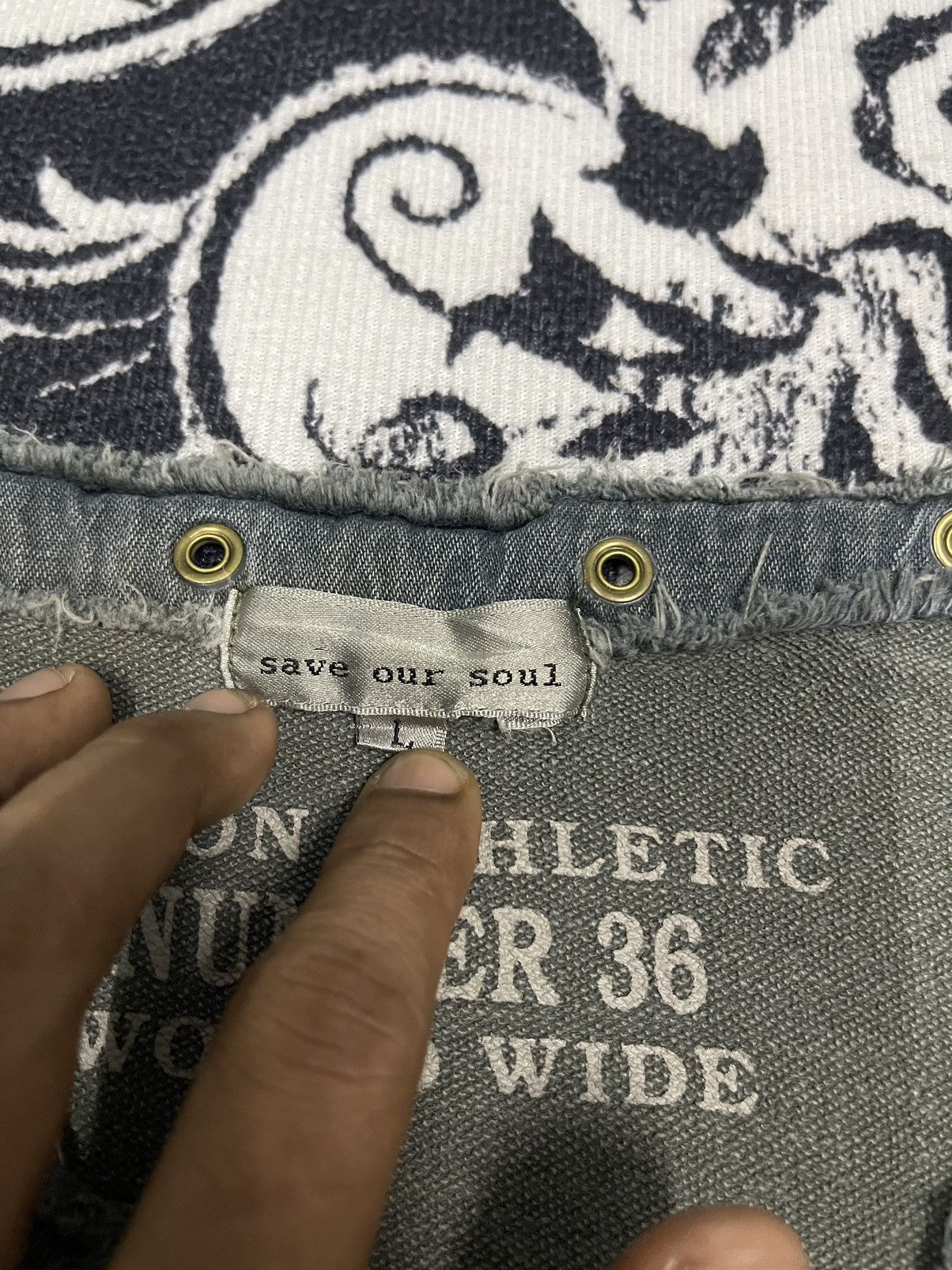 If Six Was Nine PPFM INSPIRED NUMBER 36 IN THE WORLD DISTRESSED Size US S / EU 44-46 / 1 - 8 Thumbnail