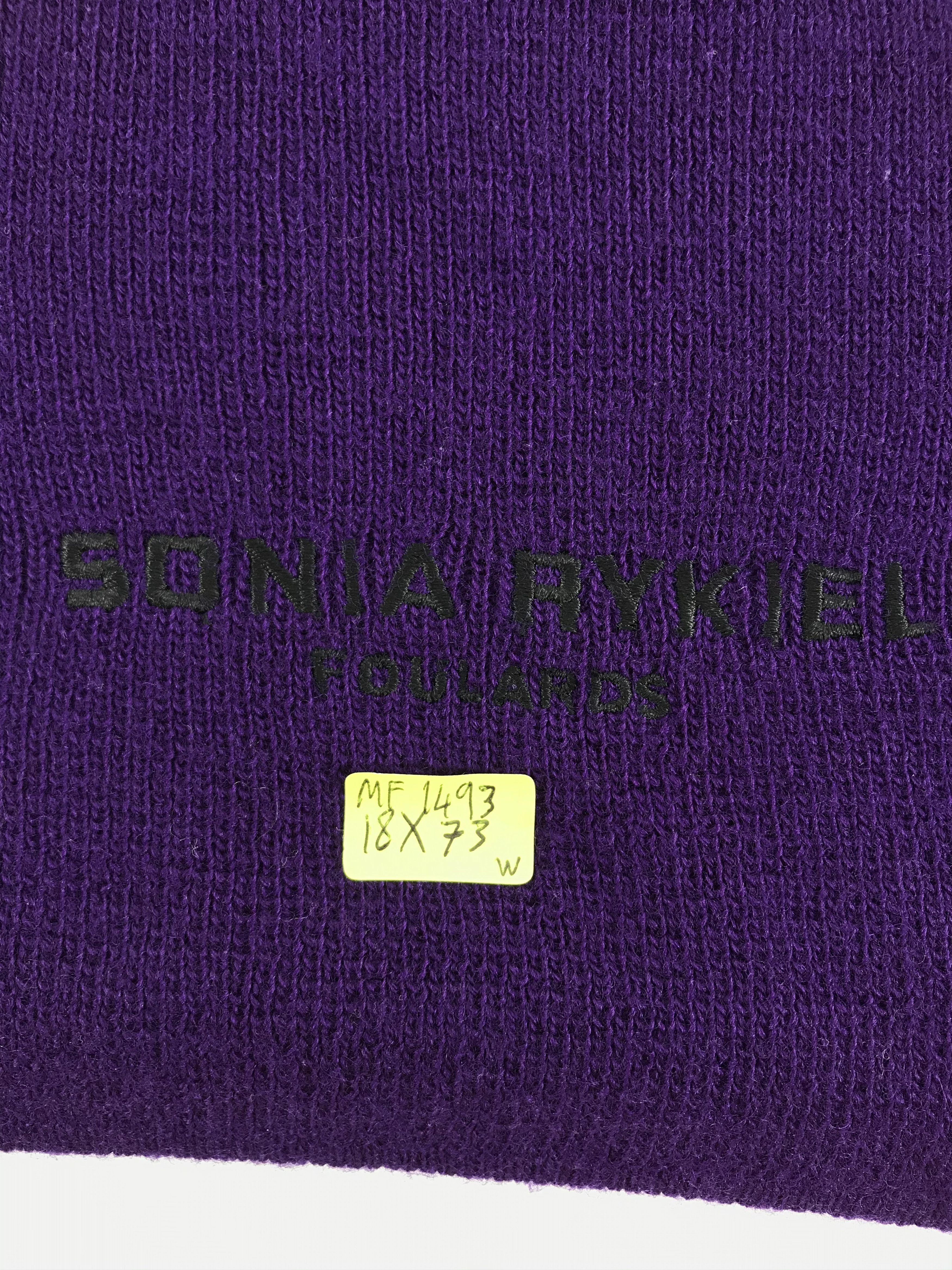 Sonia Rykiel Vintage Sonia Rykiel Scarf/Muffler/Neckwear MF1493 Size ONE SIZE - 4 Thumbnail
