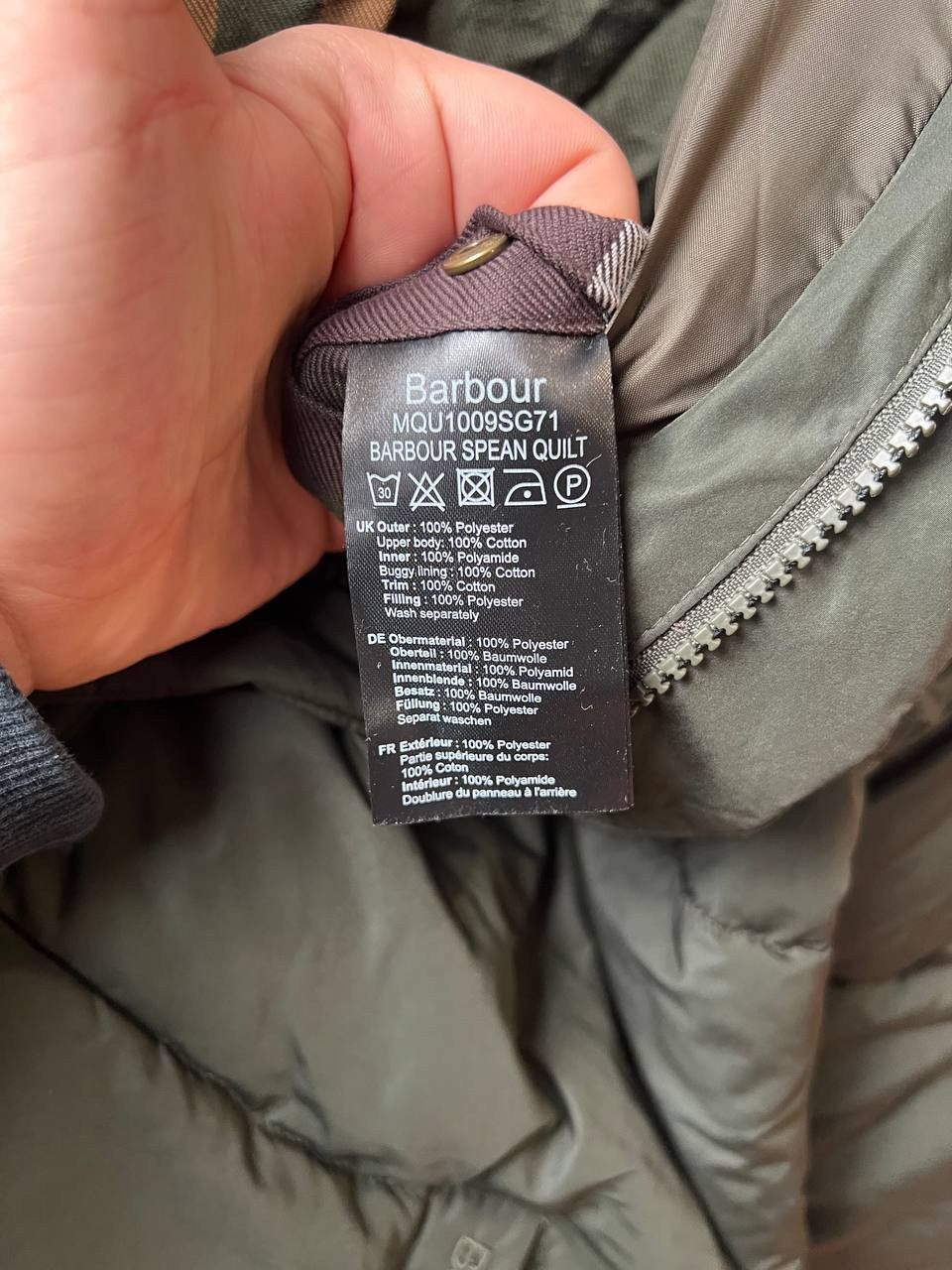 Barbour BARBOUR STEVENSON QUILT CLASSIC CASUAL OLIVE JACKET SZ M MEN Size US M / EU 48-50 / 2 - 12 Thumbnail