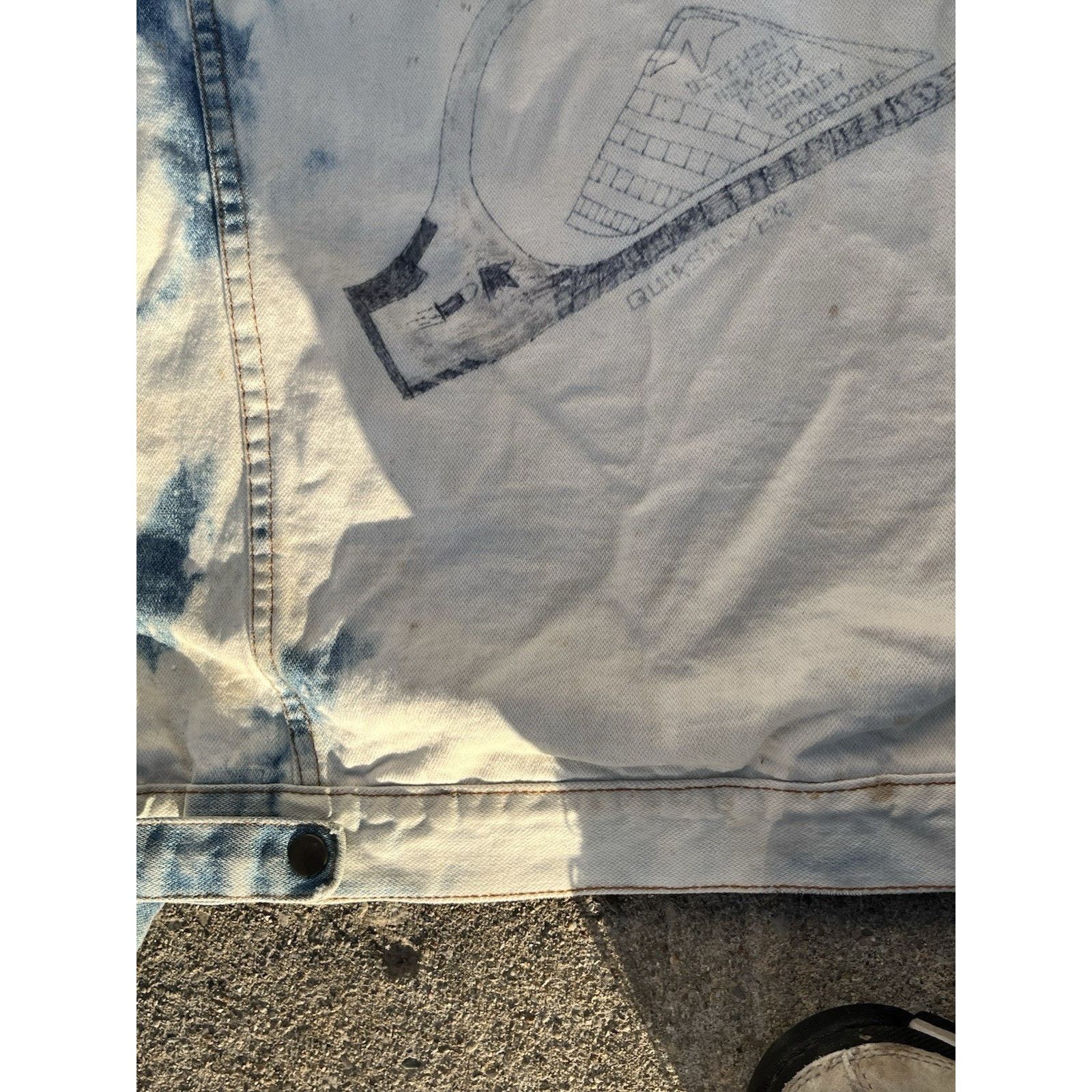 Quiksilver 80s 90s Quicksilver x Saugatuck Bootleg Jean Jacket Acid was Size US M / EU 48-50 / 2 - 17 Thumbnail