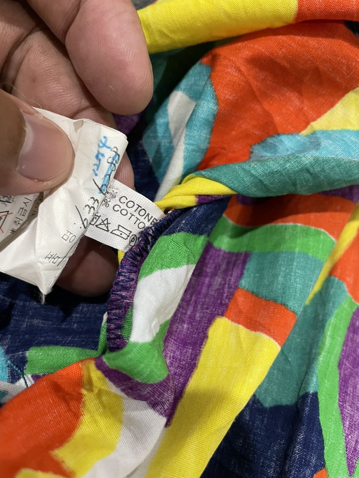 Missoni Missoni Mare Vintage 90s Alphabetical Abstract Art Shirts Size US XL / EU 56 / 4 - 14 Thumbnail