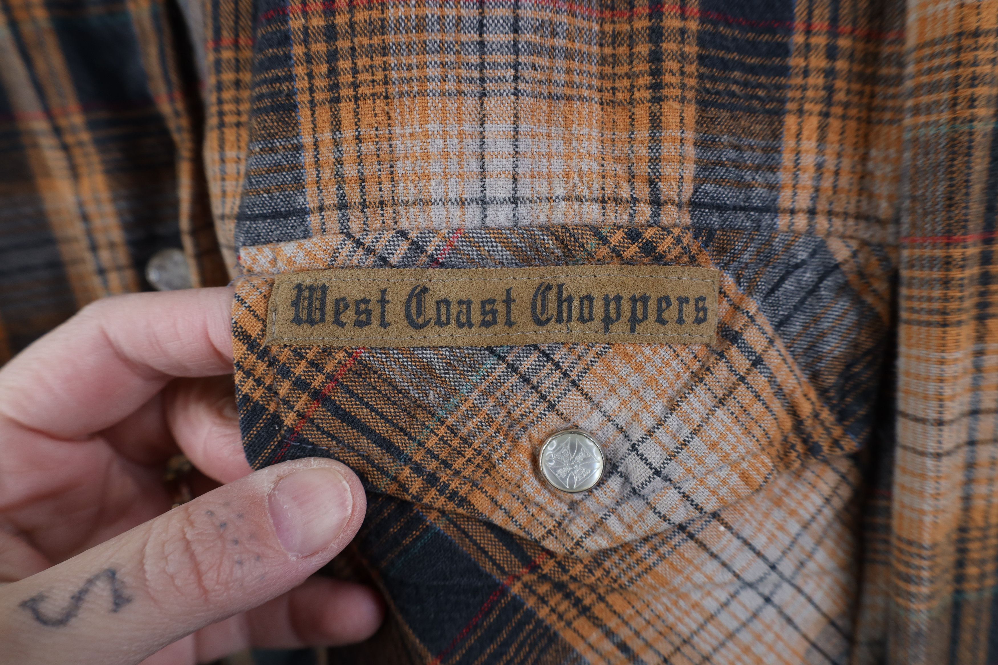West Coast Choppers Vintage Jesse James West Coast Choppers Snap Button Shirt Size US L / EU 52-54 / 3 - 6 Thumbnail