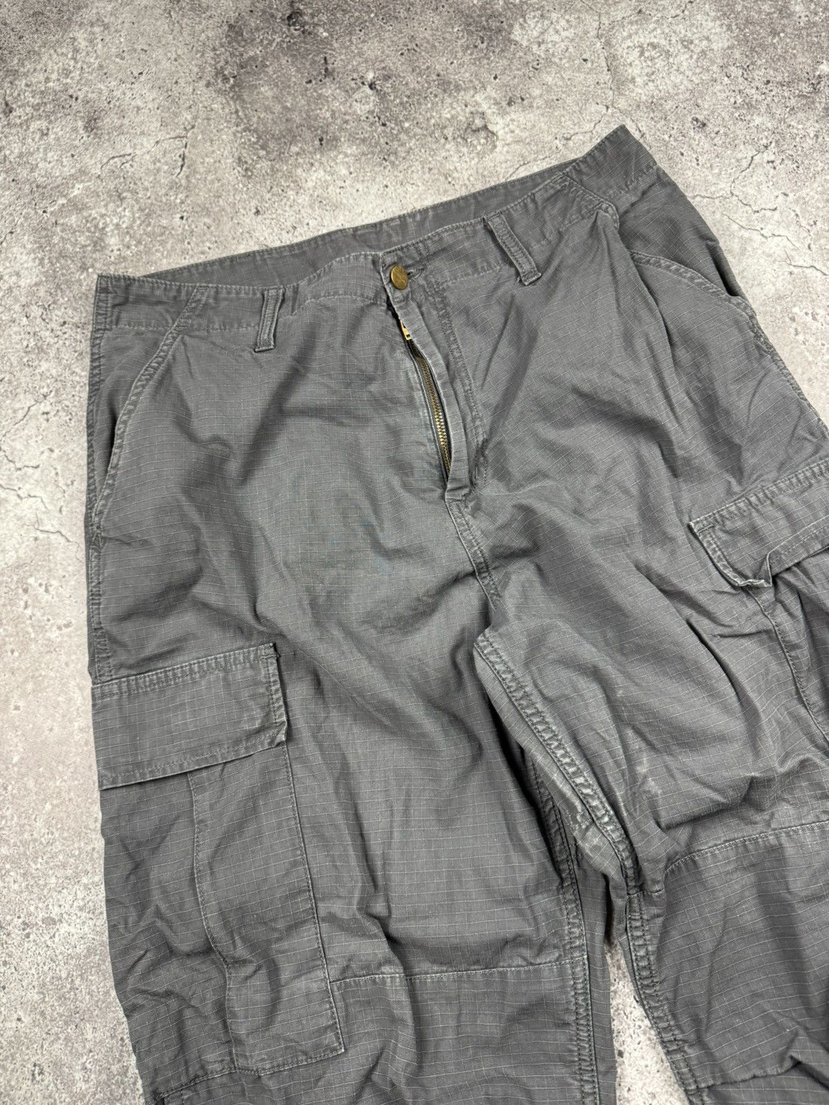 Carhartt VINTAGE Y2K DISTRESSED REGULAR BAGGY CARGO PANTS CARHARTT Size US 31 - 6 Thumbnail