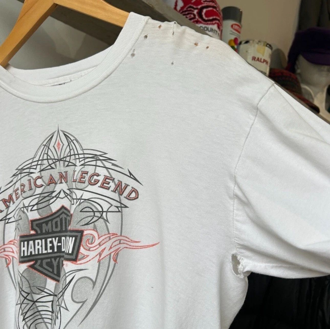 Harley Davidson × Vintage long sleeve harley davidson Size US L / EU 52-54 / 3 - 4 Thumbnail