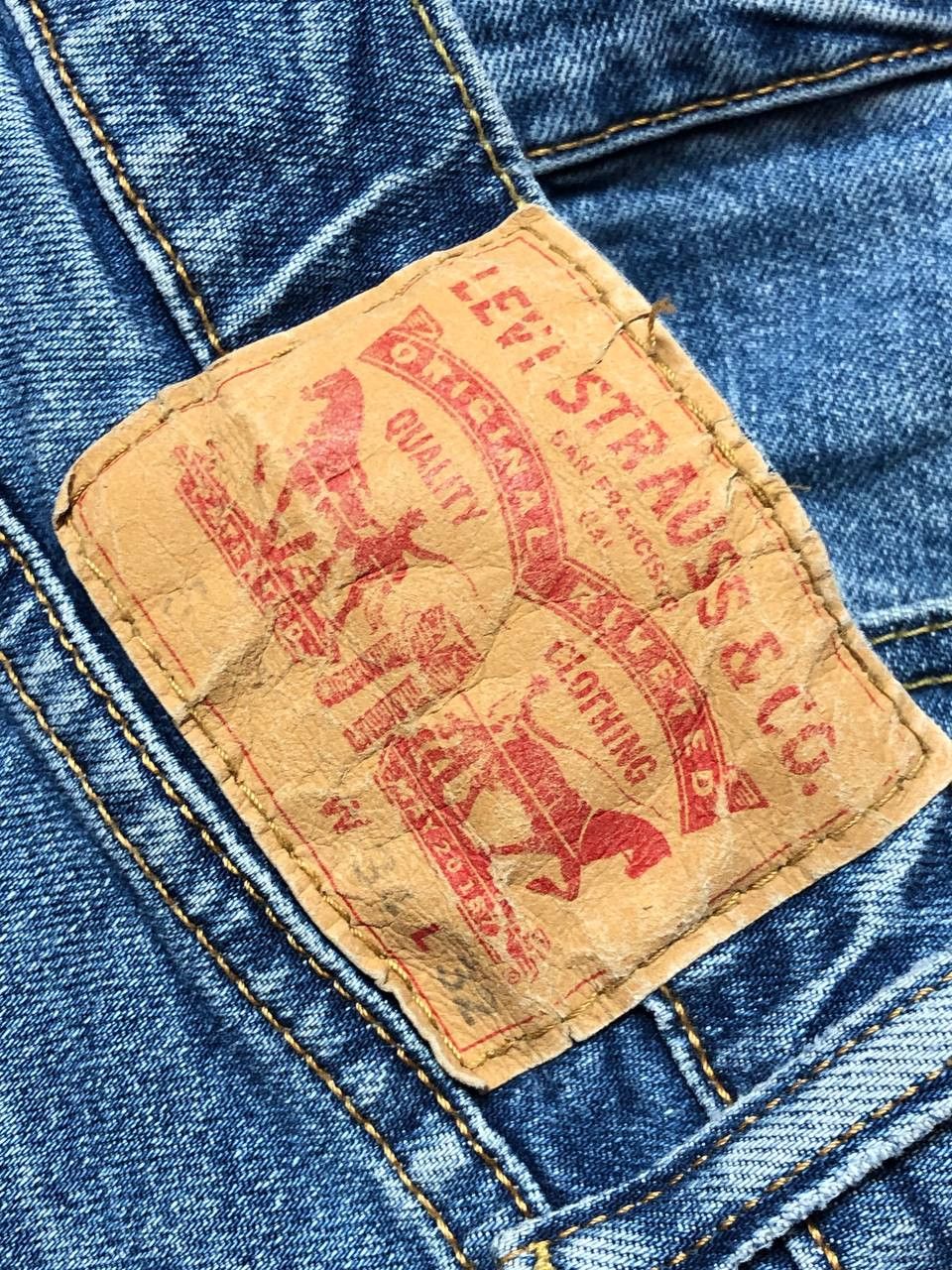 Levi's LEVIS Men’s Straight Fit Denim Jeans Everyday Wear W34 L32 Size US 34 / EU 50 - 4 Thumbnail