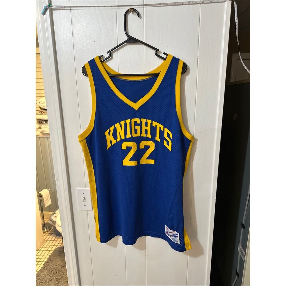 Champion Vintage Champion Knights 22 Mesh Basketball Jersey Sz 44 Bl Size US L / EU 52-54 / 3 - 2 Thumbnail