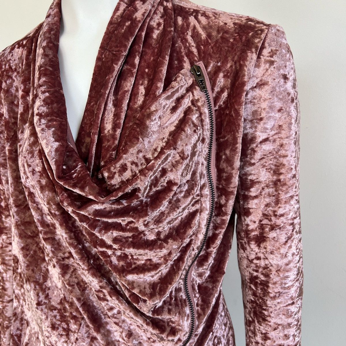BLANKNYC DRAPED VELVET JACKET Size S / US 4 / IT 40 - 2 Thumbnail