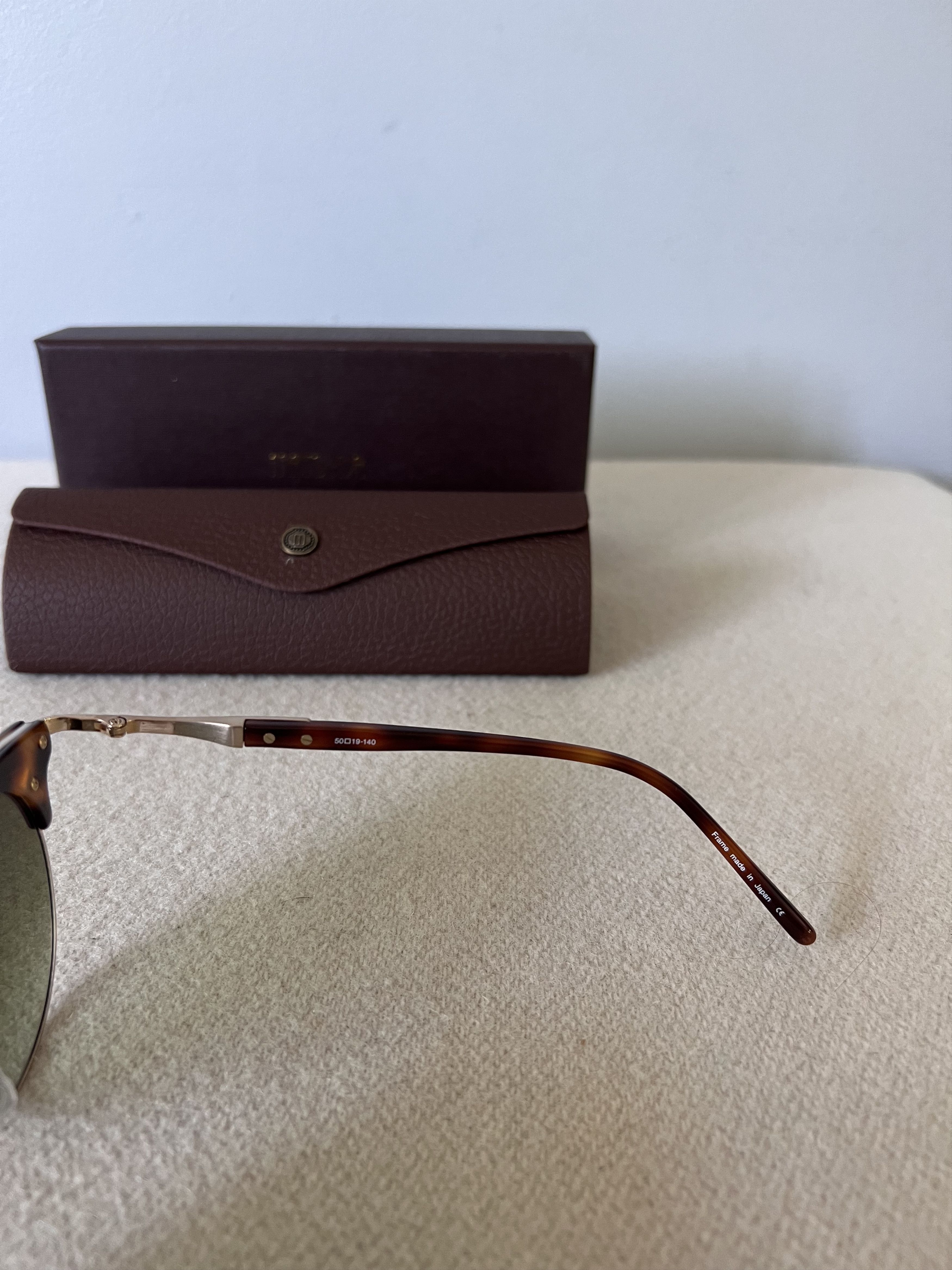 Matsuda Matsuda M2046 Cat Eye Sunglasses in Demi Size ONE SIZE - 7 Thumbnail