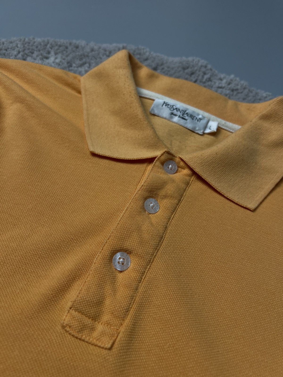 Vintage × Yves Saint Laurent YSL Yves Saint Laurent Cherry Polo T Shirt Tee Size US L / EU 52-54 / 3 - 4 Thumbnail
