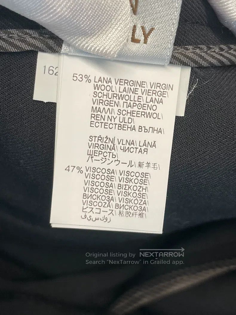 Brunello Cucinelli Brunello Cucinelli Black Beaded New Wool Trousers Size 26" / US 2 / IT 38 - 3 Thumbnail