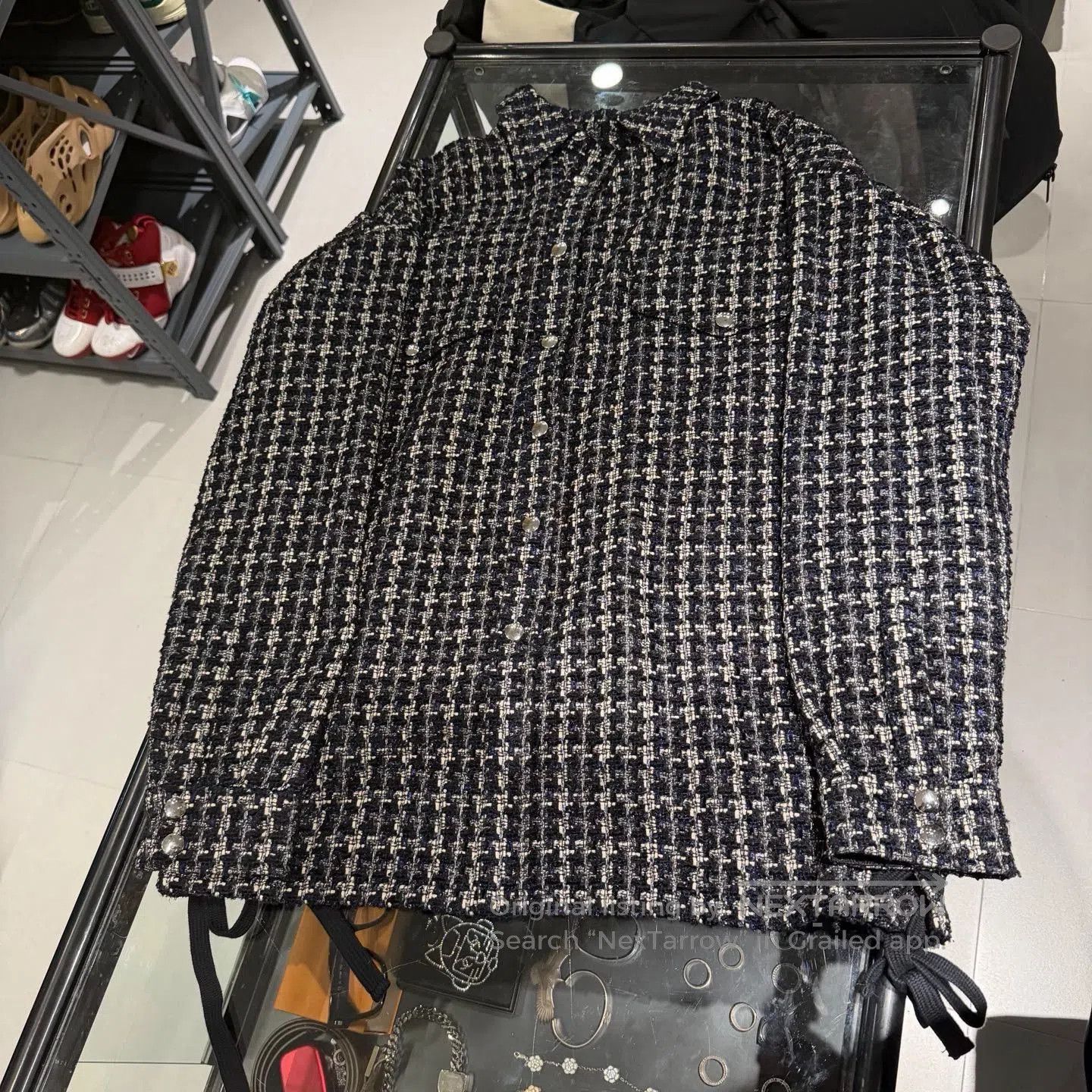 Faith Connexion Faith Connexion Tweed Check Coat. Size XL / US 12-14 / IT 48-50 - 1 Thumbnail