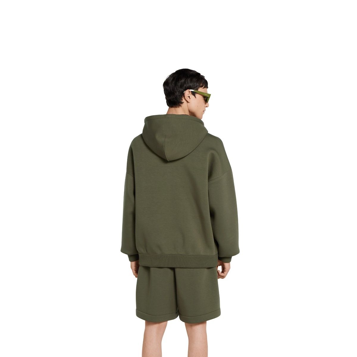 Gucci o1s1wg110925 Embroidered Hooded Jersey Sweatshirt Dark Green Size US XS / EU 42 / 0 - 4 Thumbnail